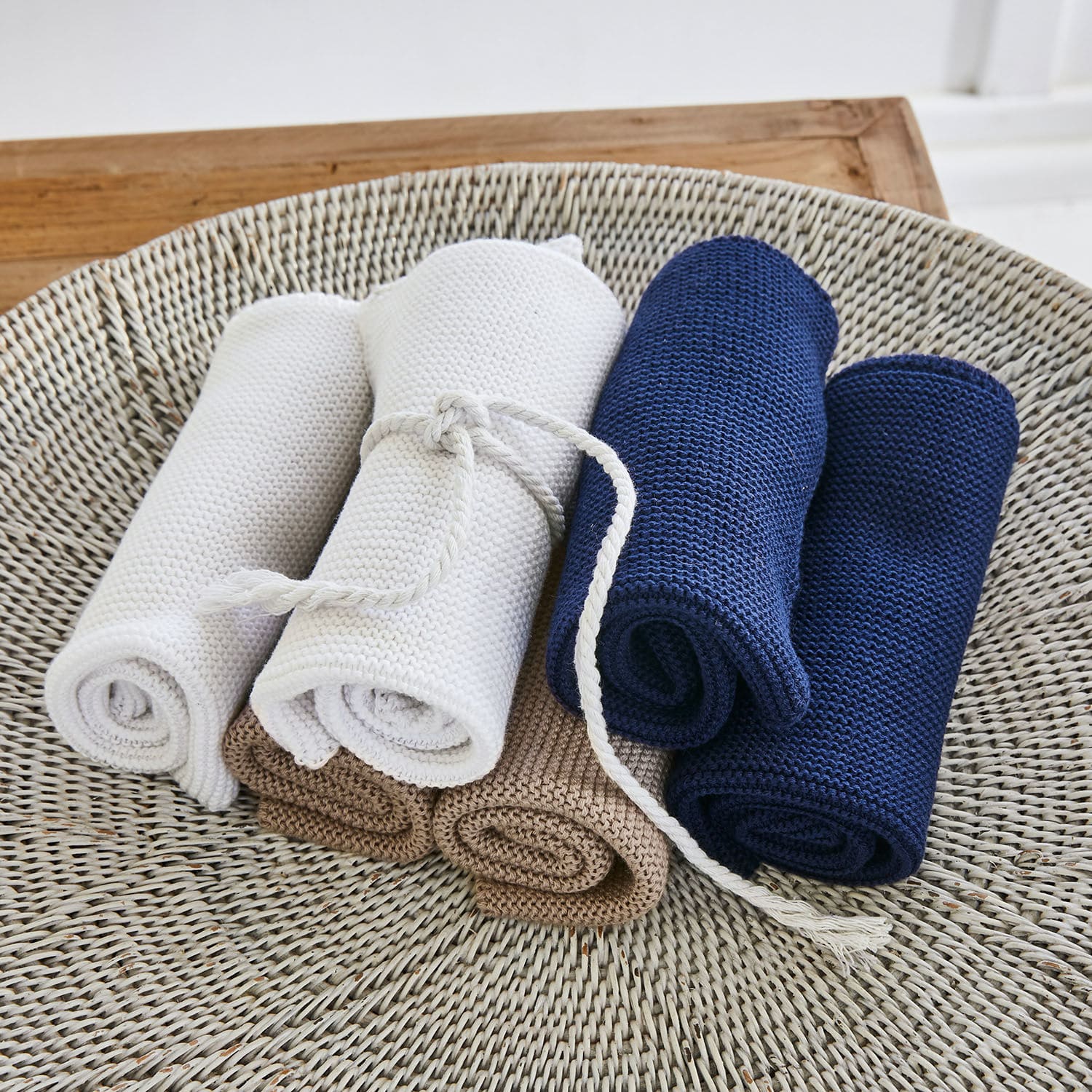 Lot de 6 serviettes d’invités Tailler