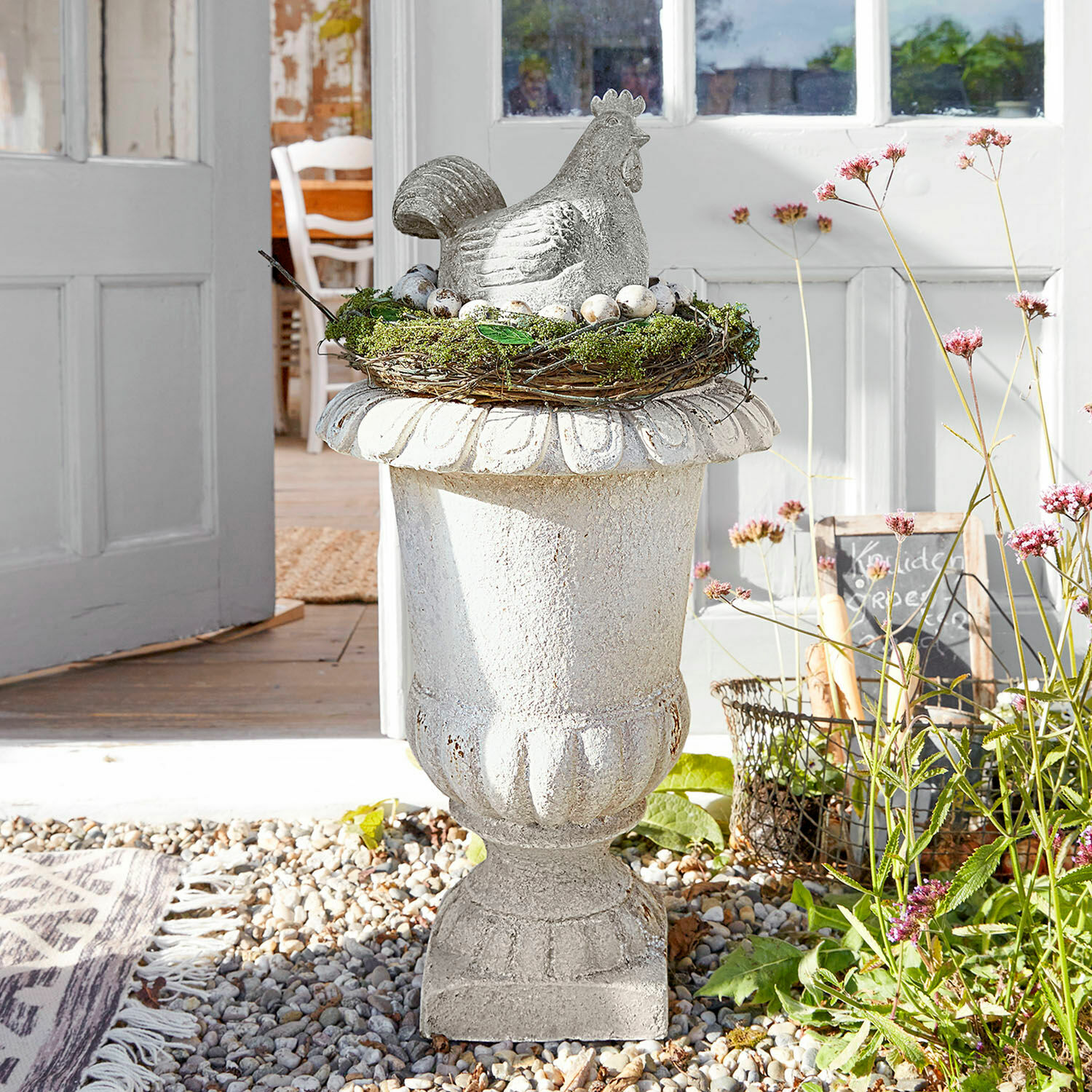 Poule décorative Roselique