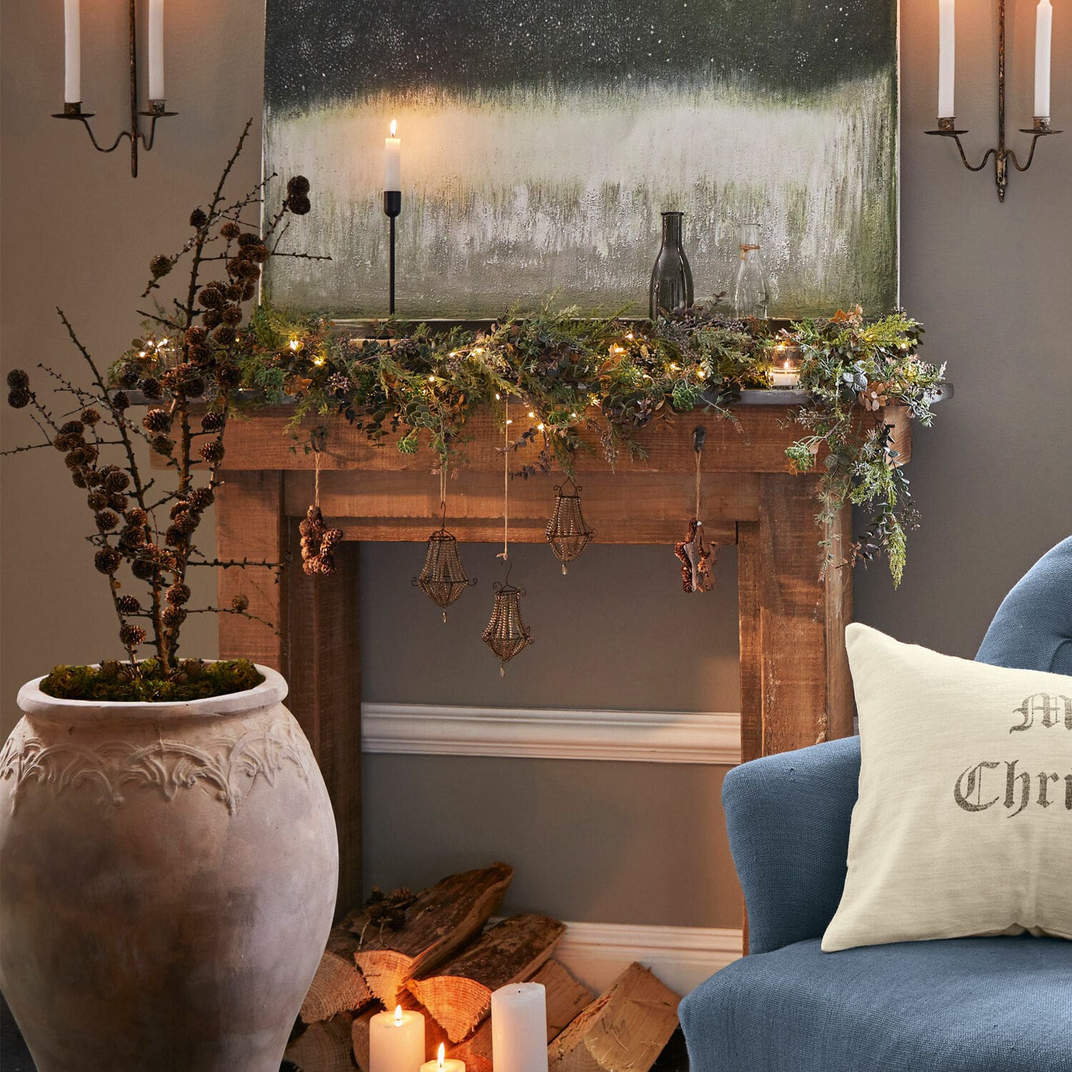 Lot de 3 décorations de Noël Gilpin