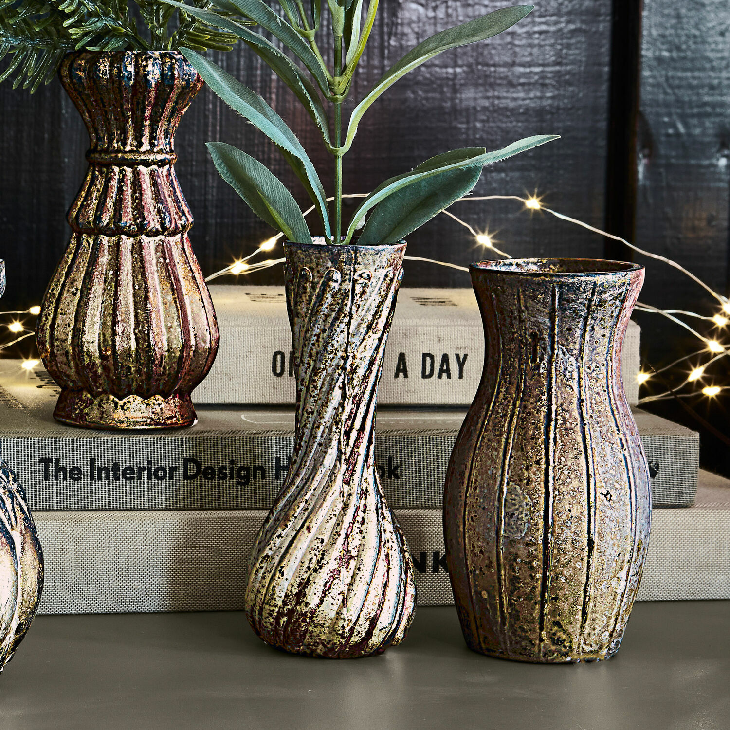 Lot de 5 vases Bonnie