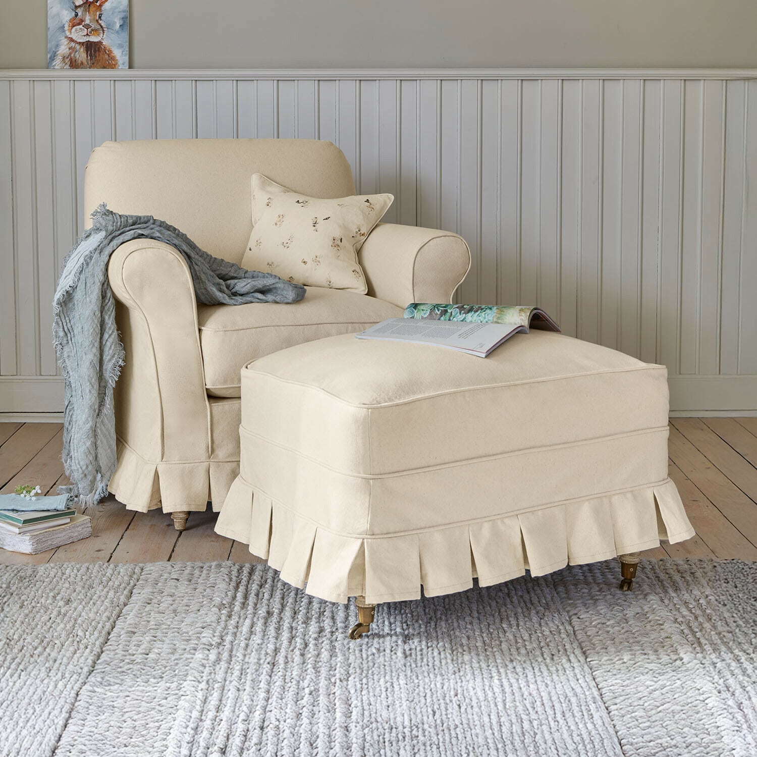 Fauteuil avec repose-pieds Dawnmere