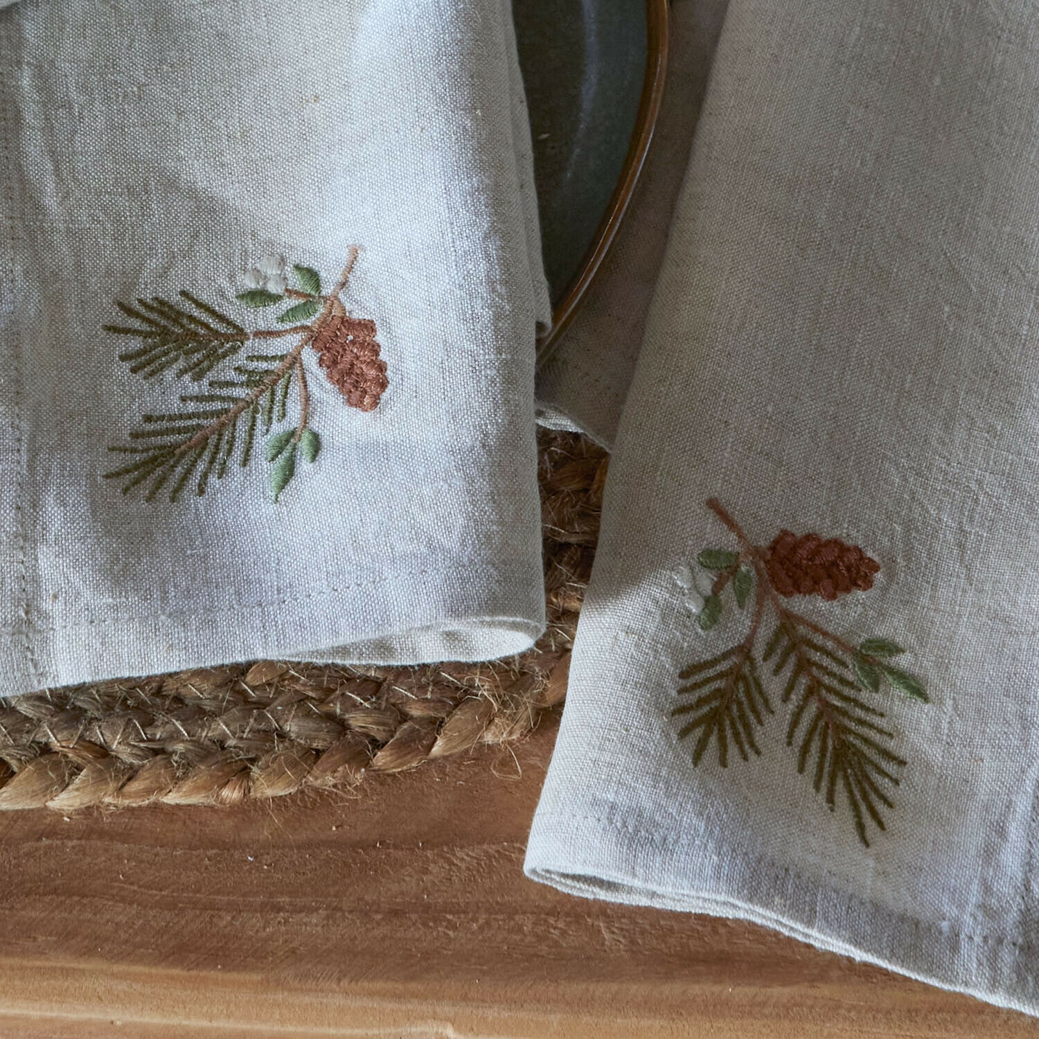 Lot de 4 serviettes de table Arlida