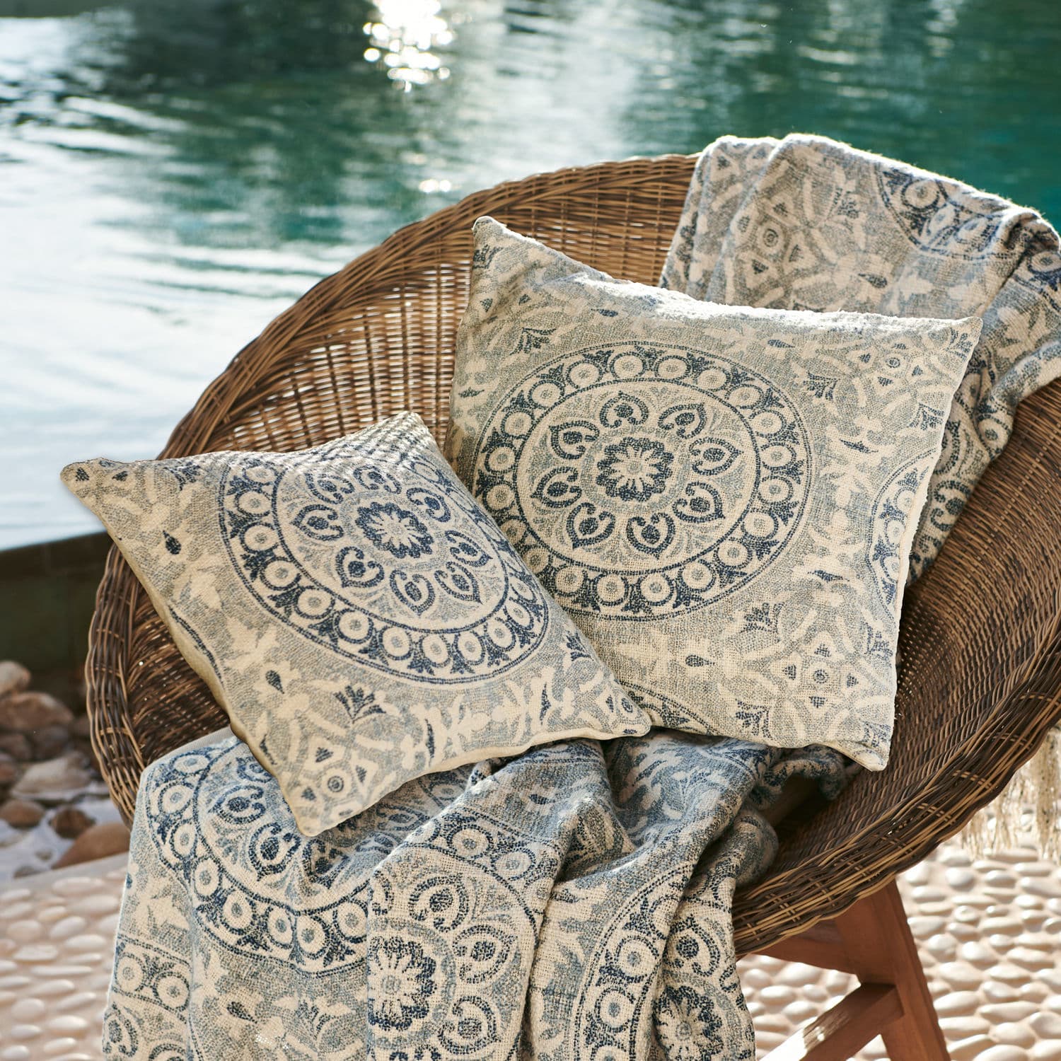 Lot de 2 housses de coussins Eolain