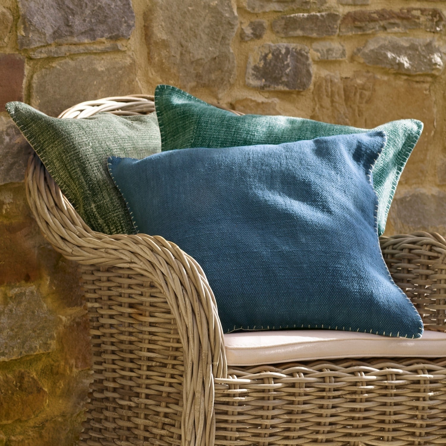 Lot de 3 housses de coussins Helvin