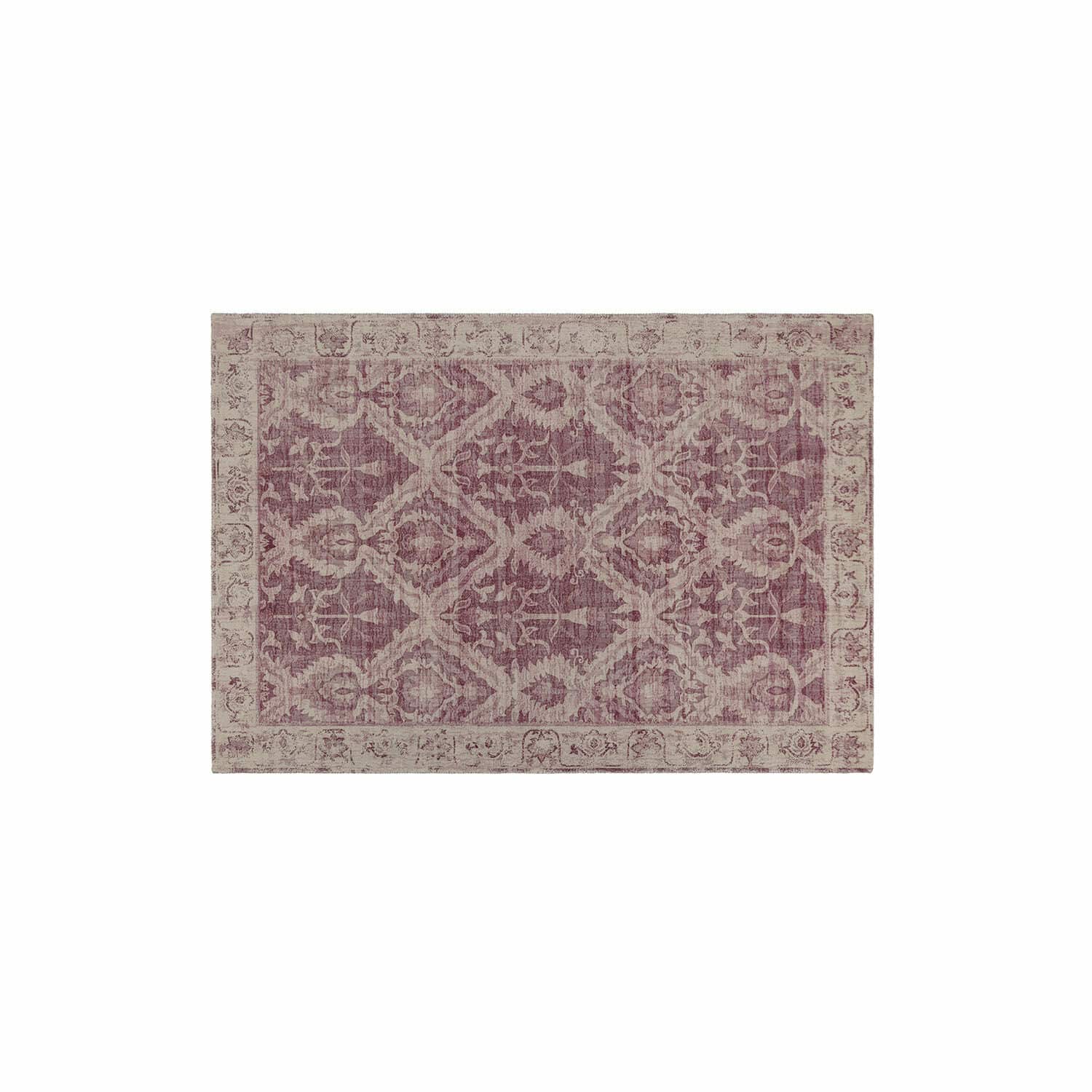 Tapis Mirellis Tapis à motif oriental rose et beige, tissu doux, décoration intérieure élégante