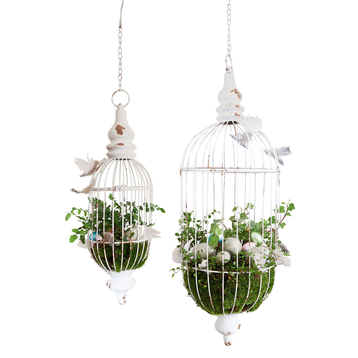 Lot de 2 cages à oiseaux Alsace