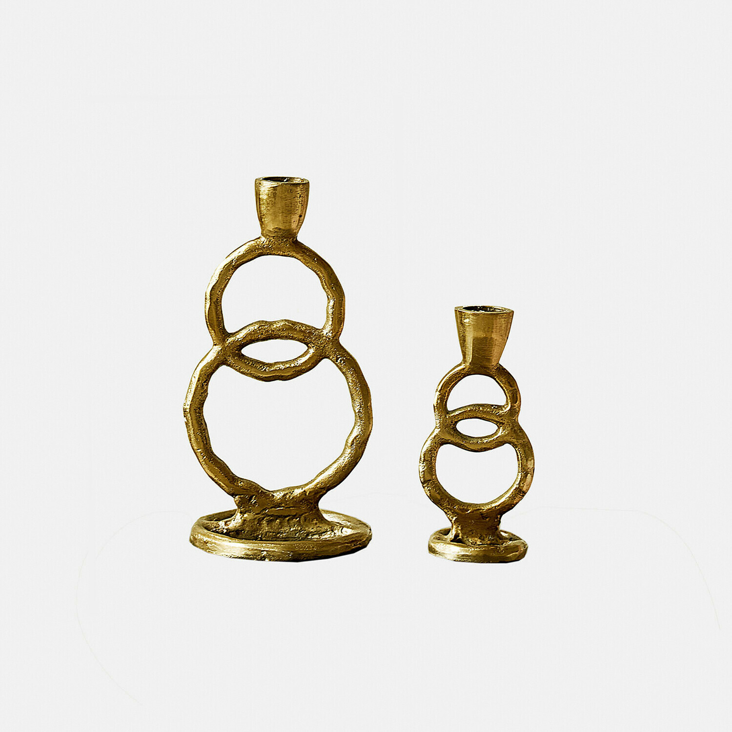 Lot de 2 bougeoirs Corvane