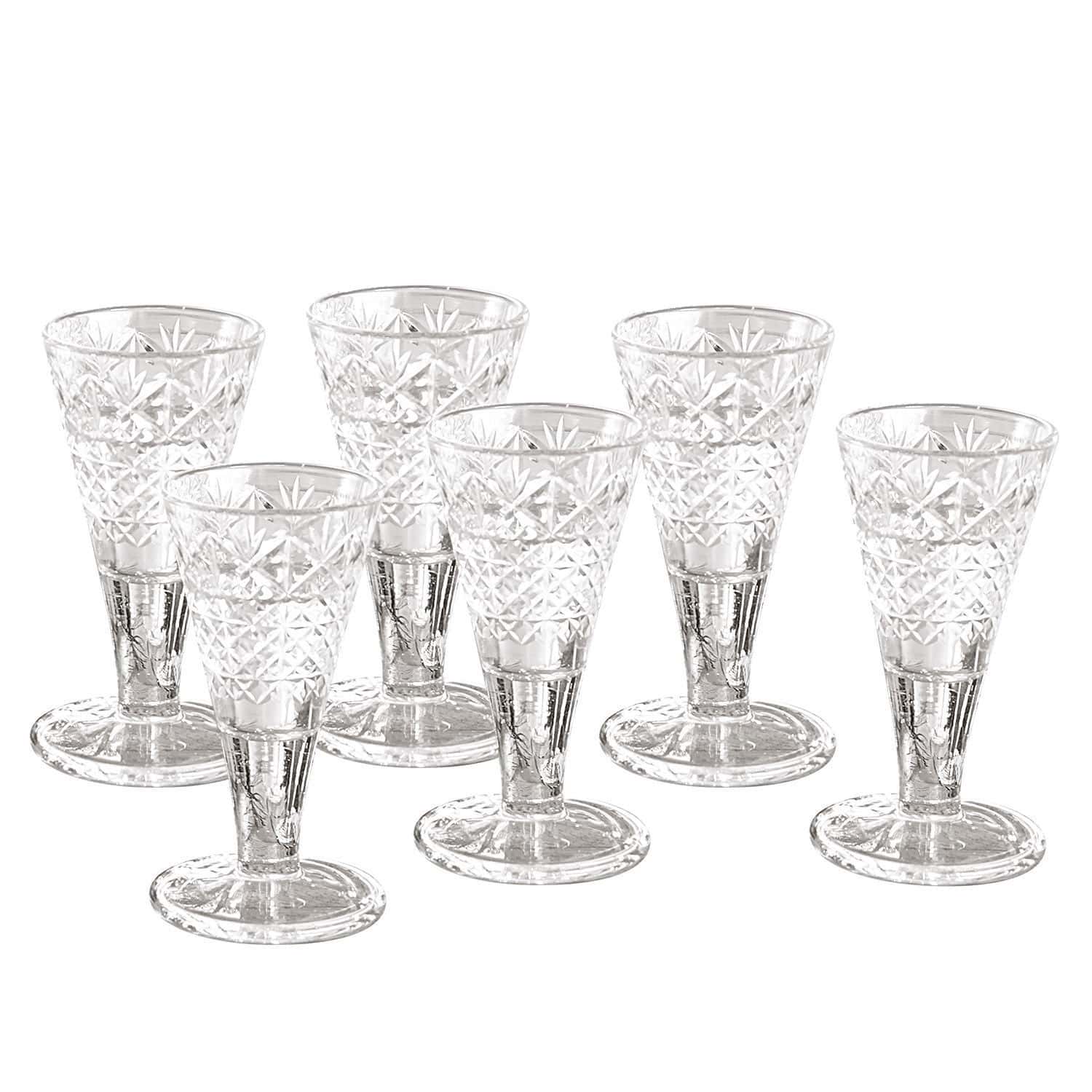 Lot de 6 verres à eau de vie Foseca