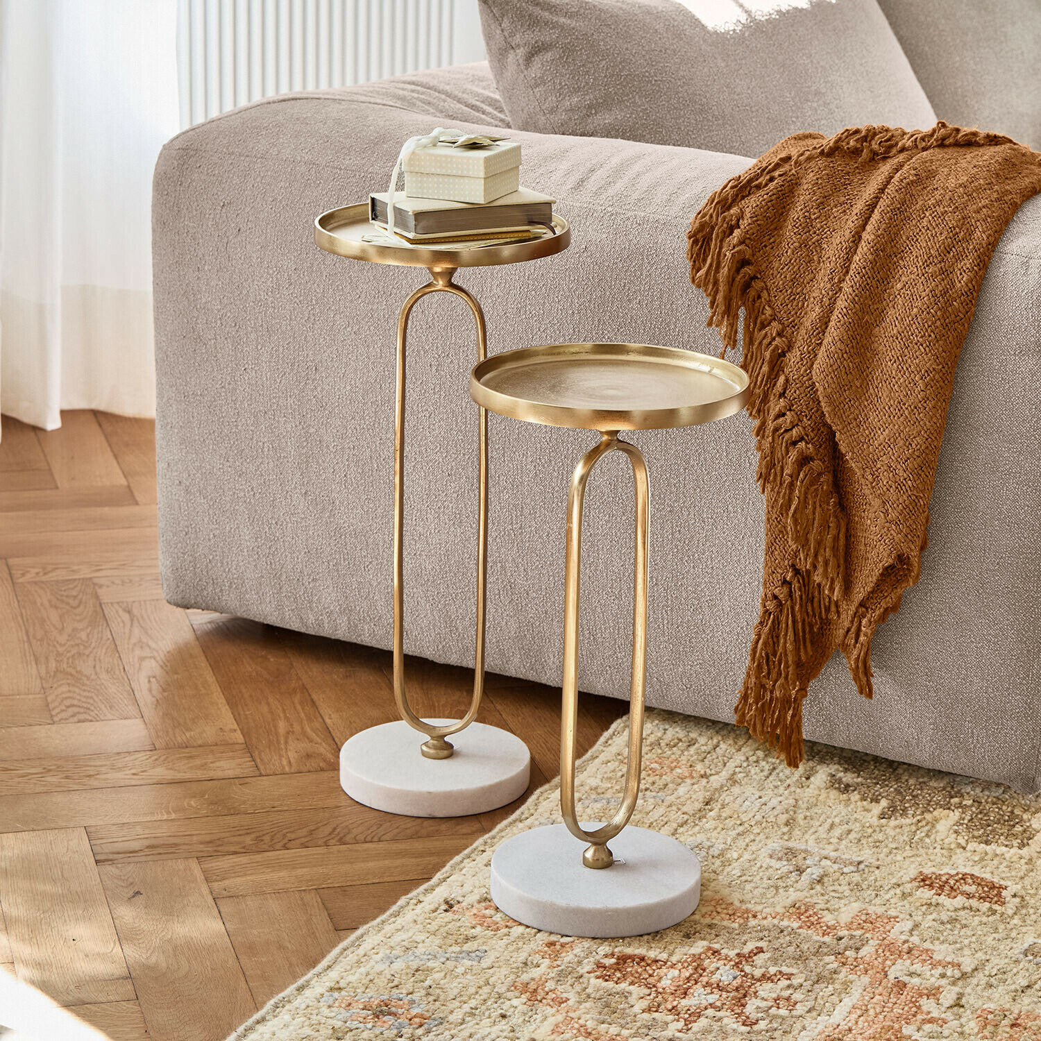 Lot de 2 tables d’appoint Wrenside