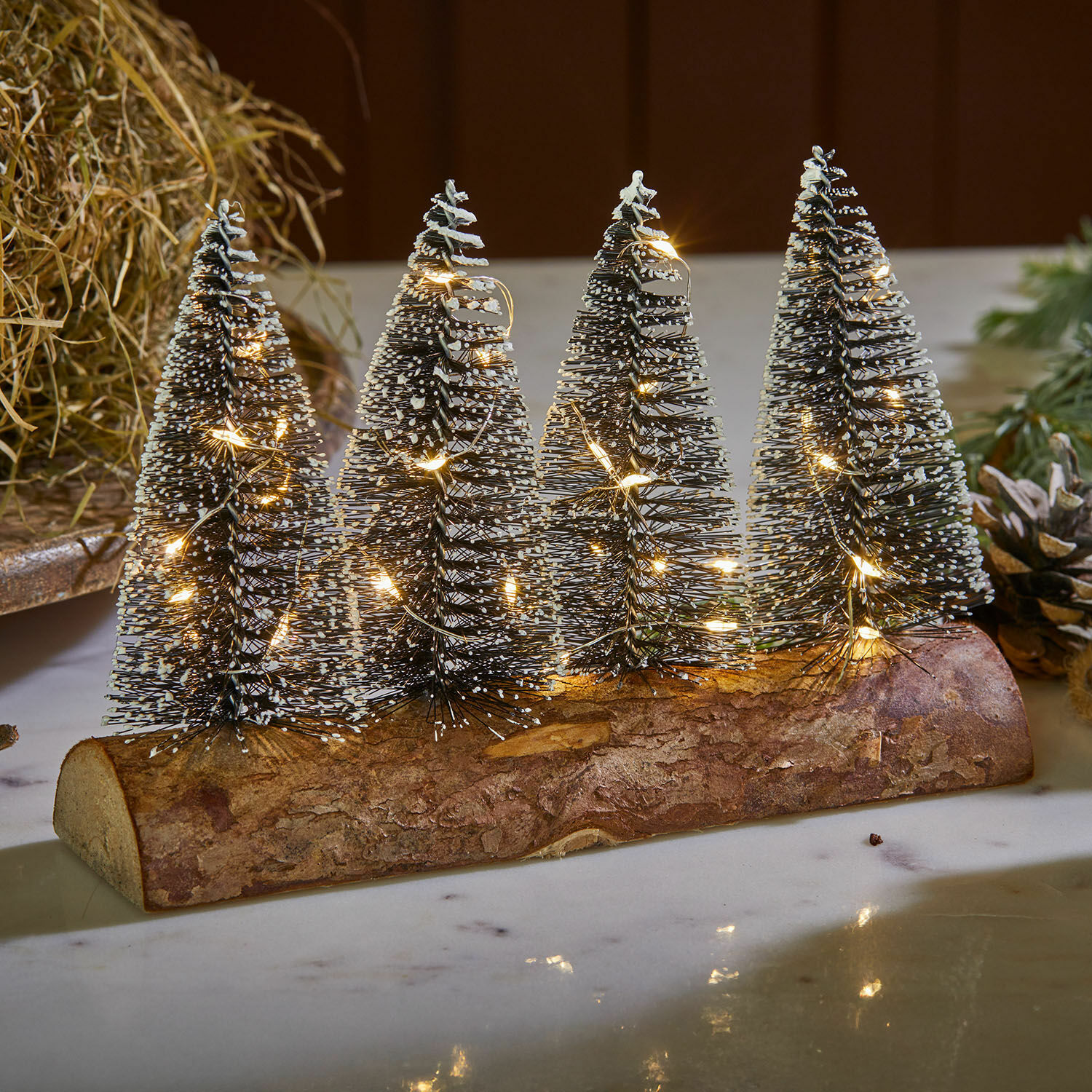 Sapins déco à LED Grimstad