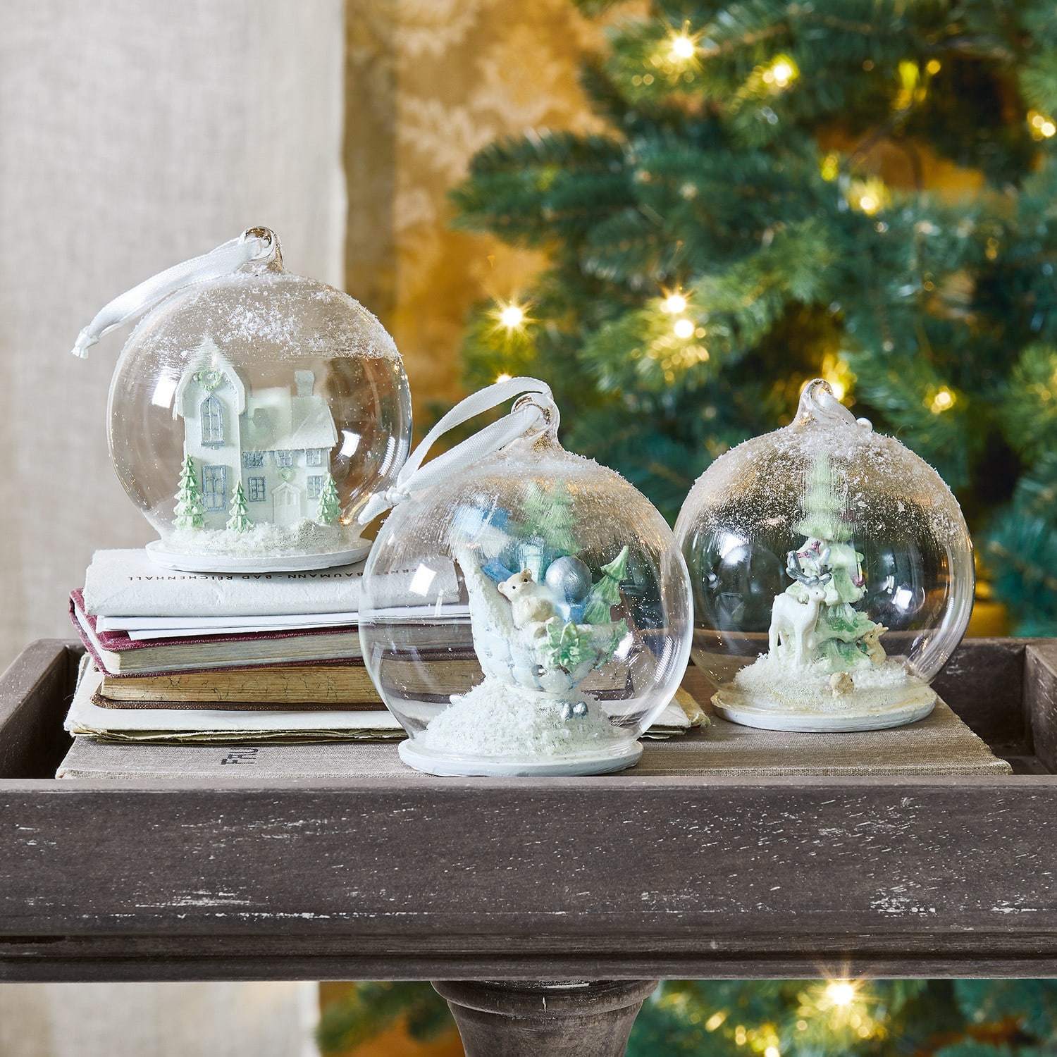 Lot de 3 décorations de Noël Winterland