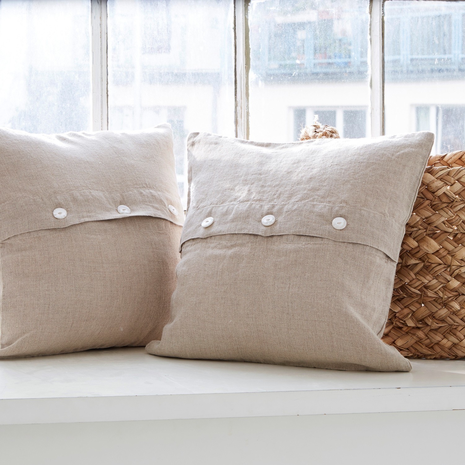 Lot de 2 housses de coussins Jourdain