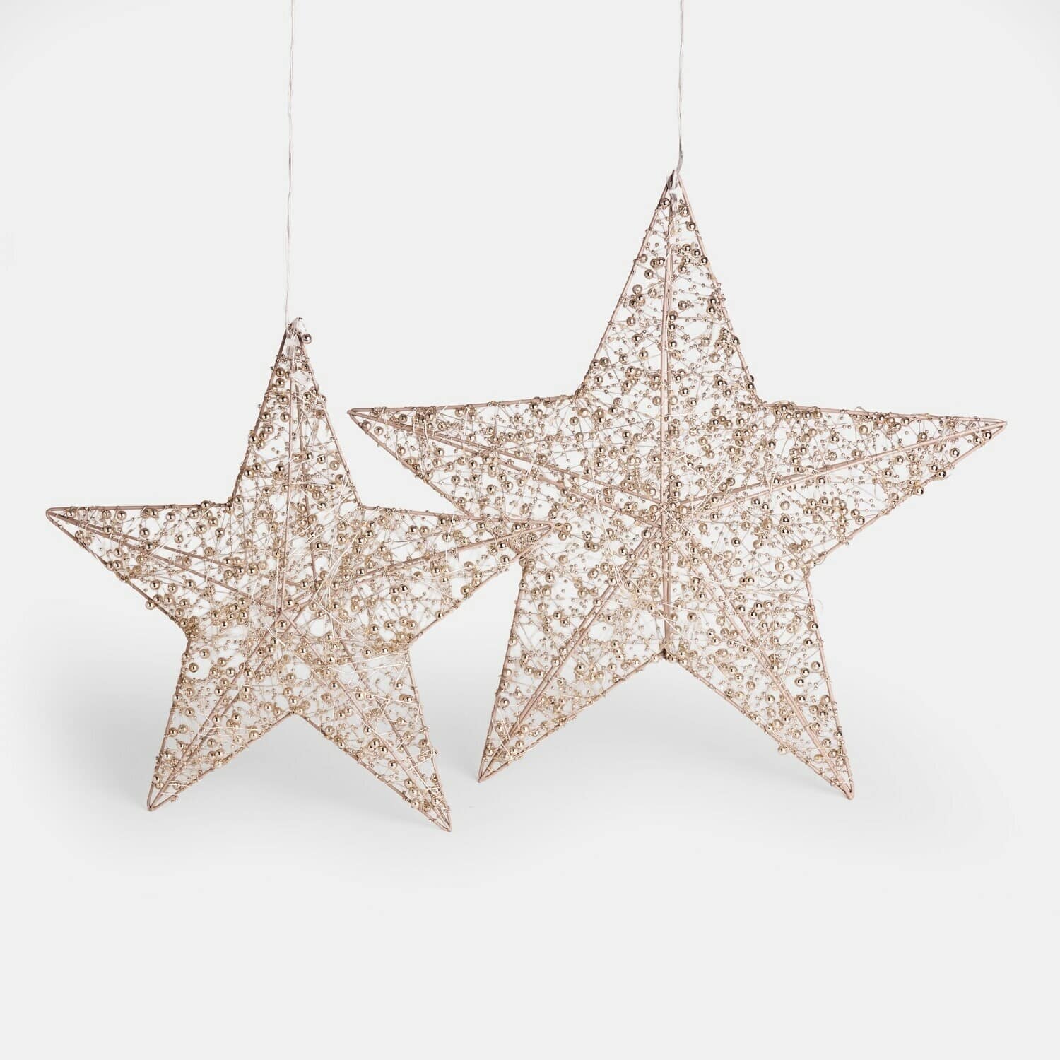 Lot de 2 étoiles à LED Brightens