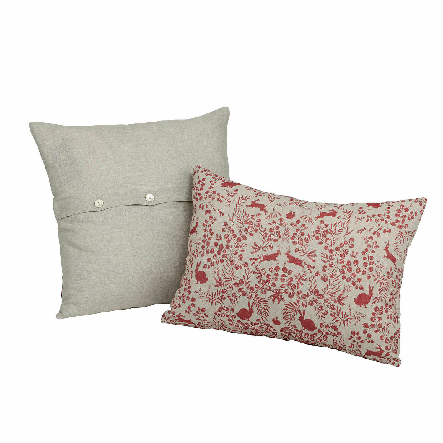 Lot de 2 housses de coussins Merry Christmas