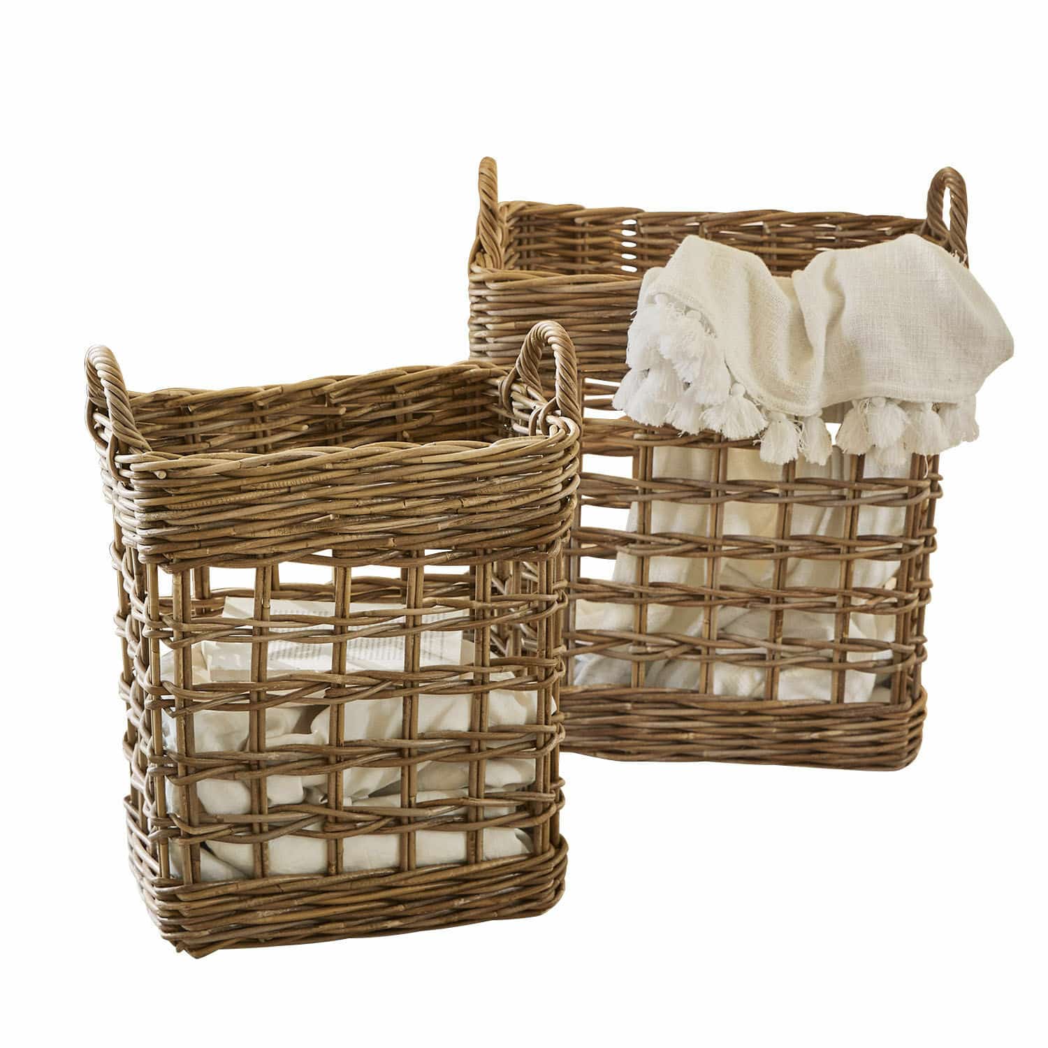 Lot de 2 corbeilles Pagney