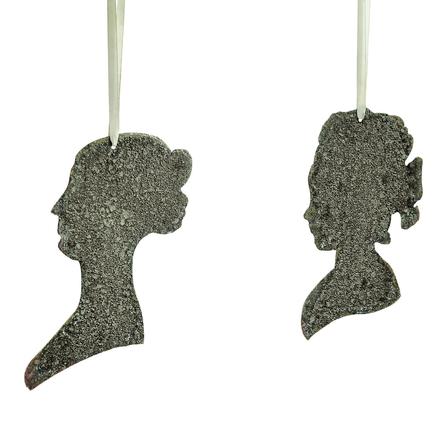 Lot de 2 décorations suspendues les aïeux
