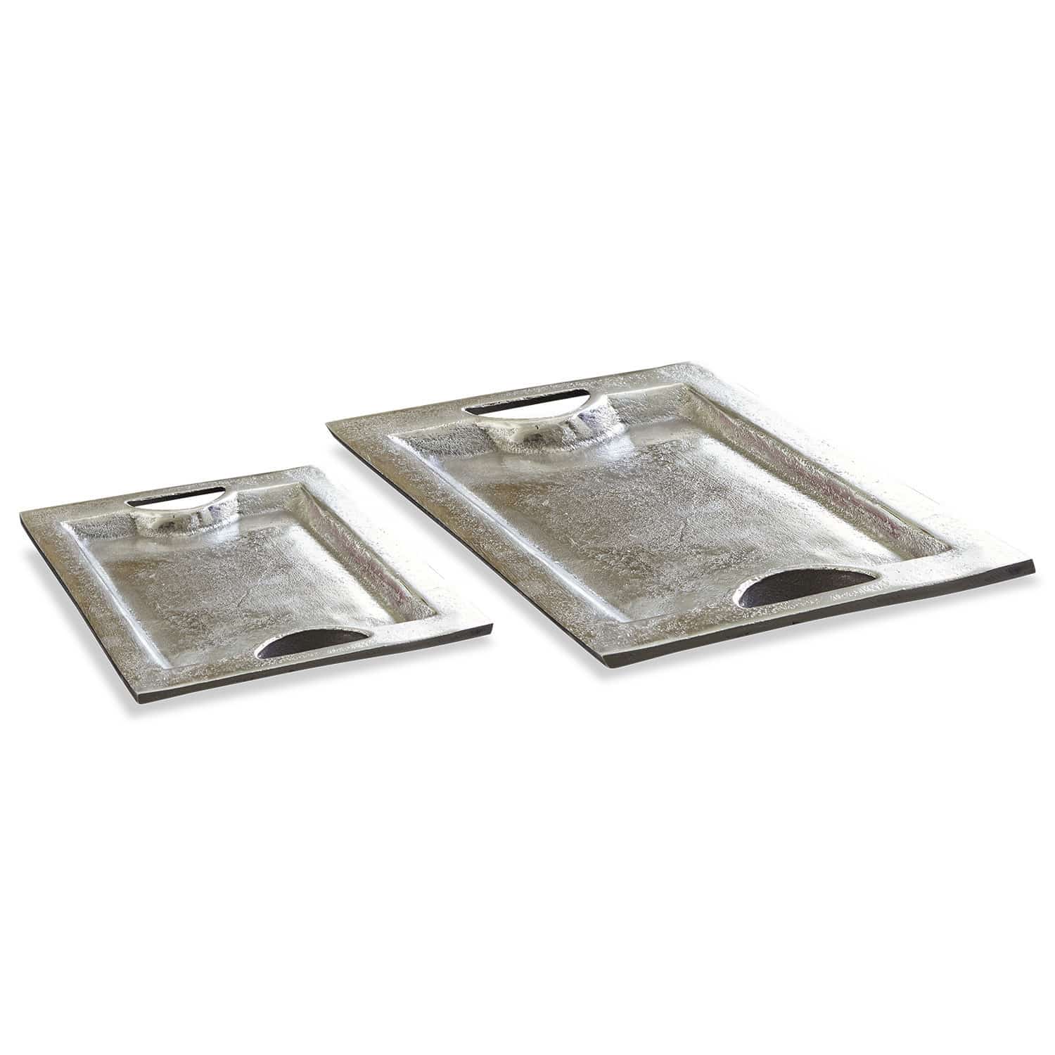 Lot de 2 plateaux Candida