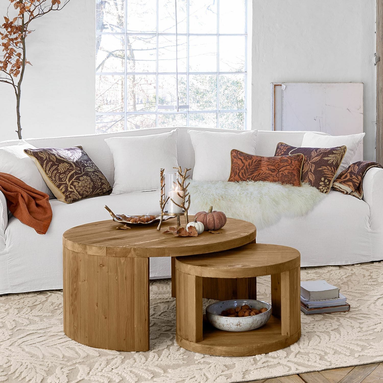 Lot de 3 housses de coussins Carivelle
