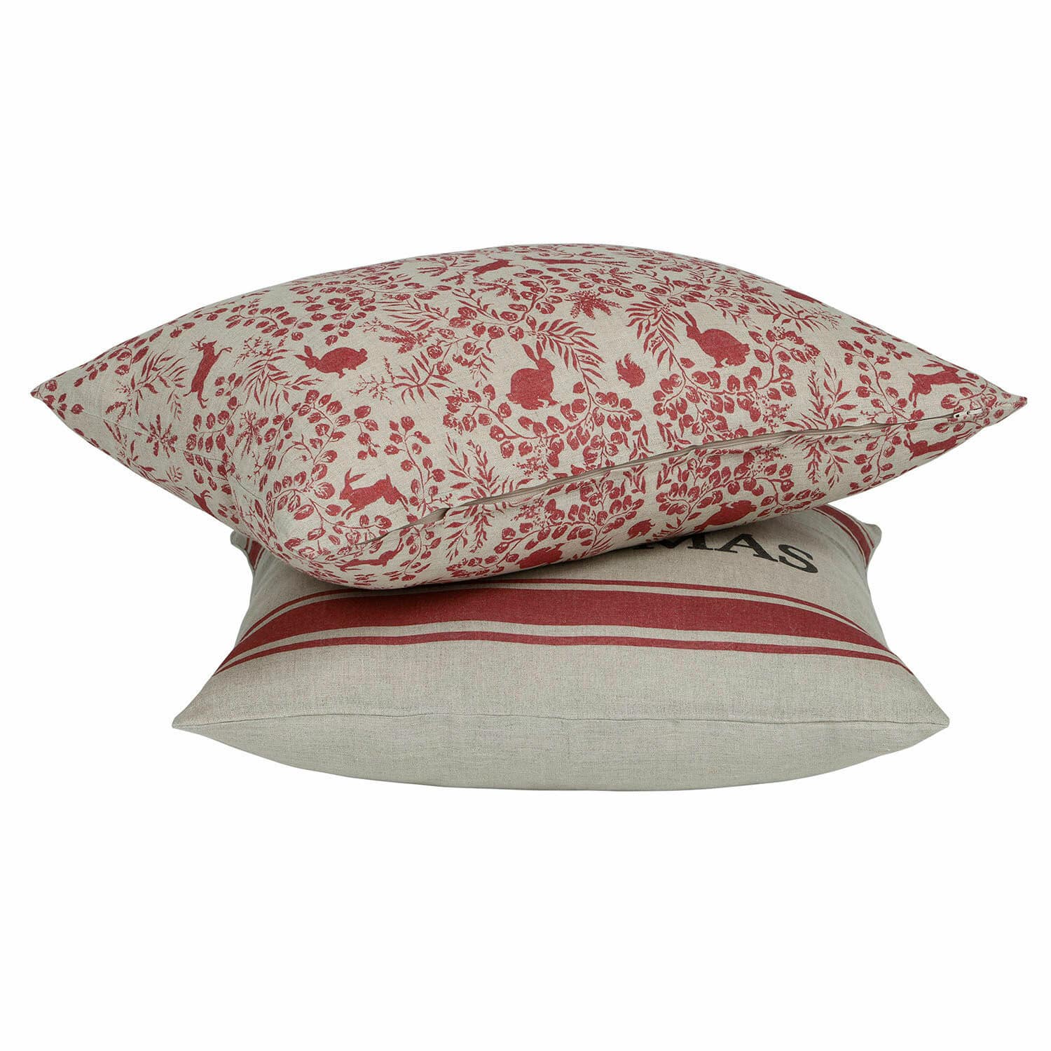Lot de 2 housses de coussins Merry Christmas