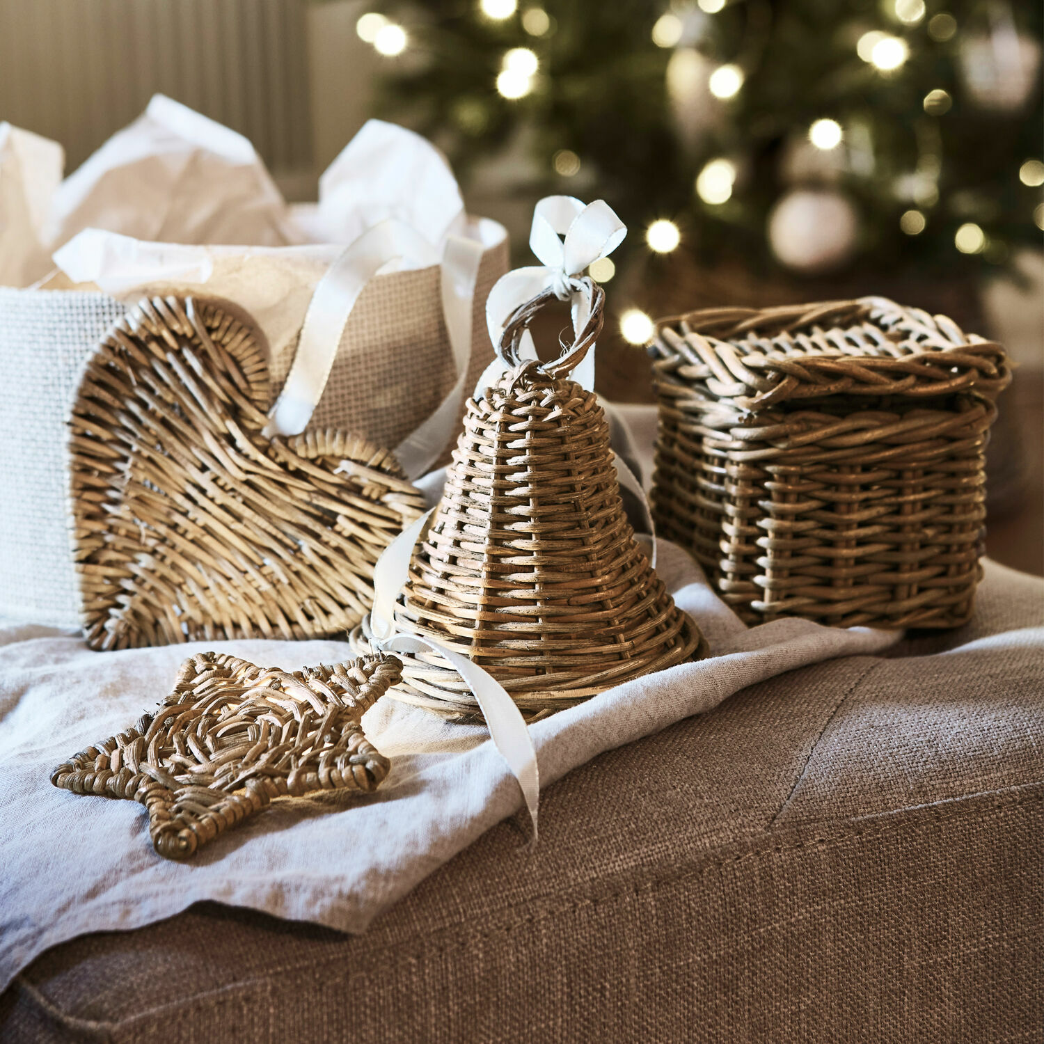 Lot de 4 décorations de Noël Almas