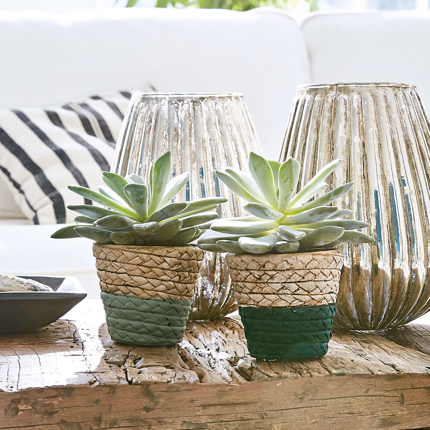 Lot de 2 cache-pots Manoel