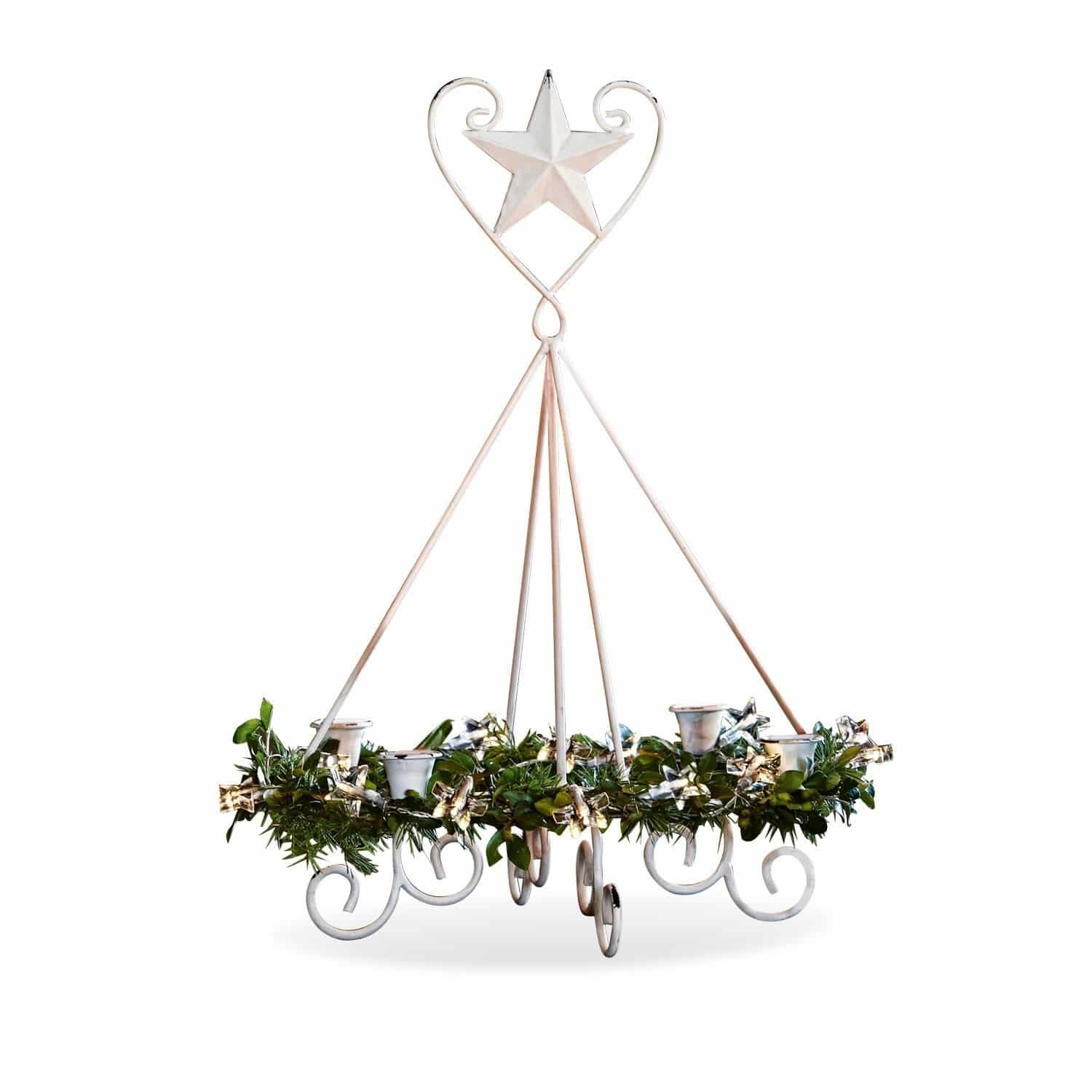 Support à couronne de l'Avent Kalvin