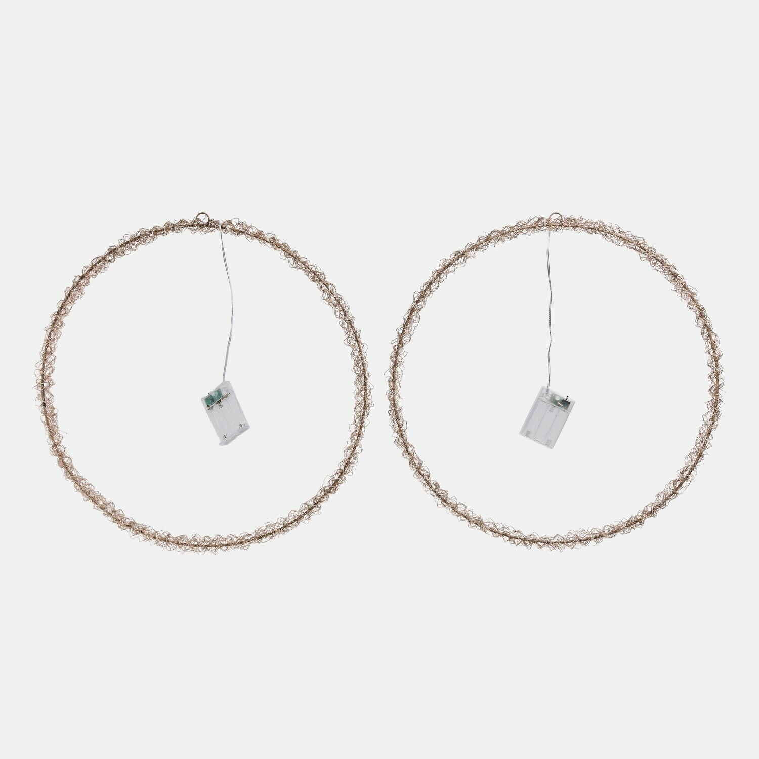 Lot de 2 couronnes à LED Elanari