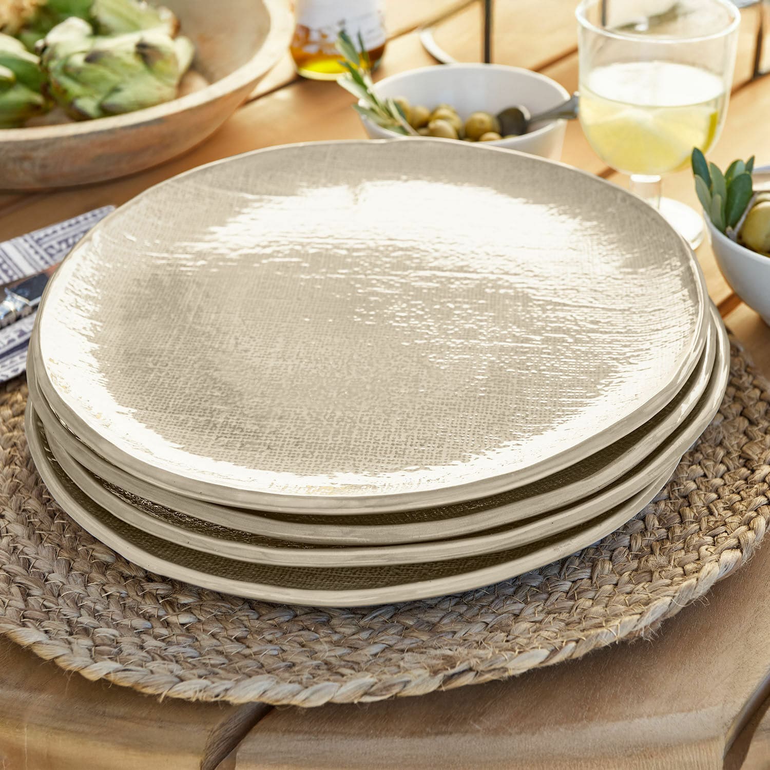 Lot de 4 assiettes Luganville