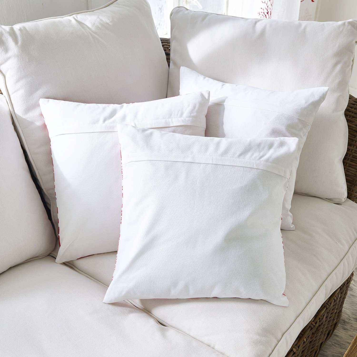 Lot de 3 housses de coussins Colourful