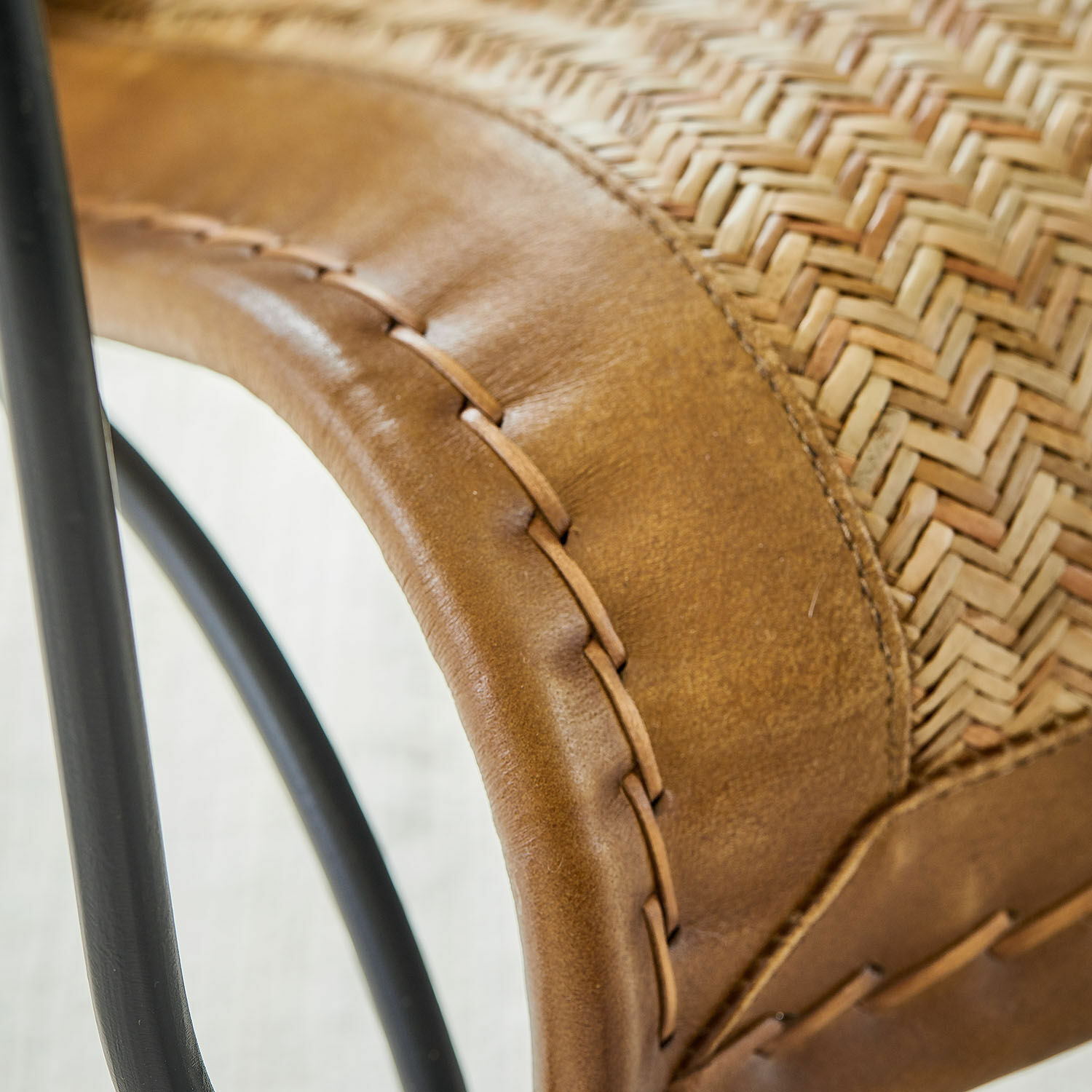 Chaise avec tabouret Dauvron