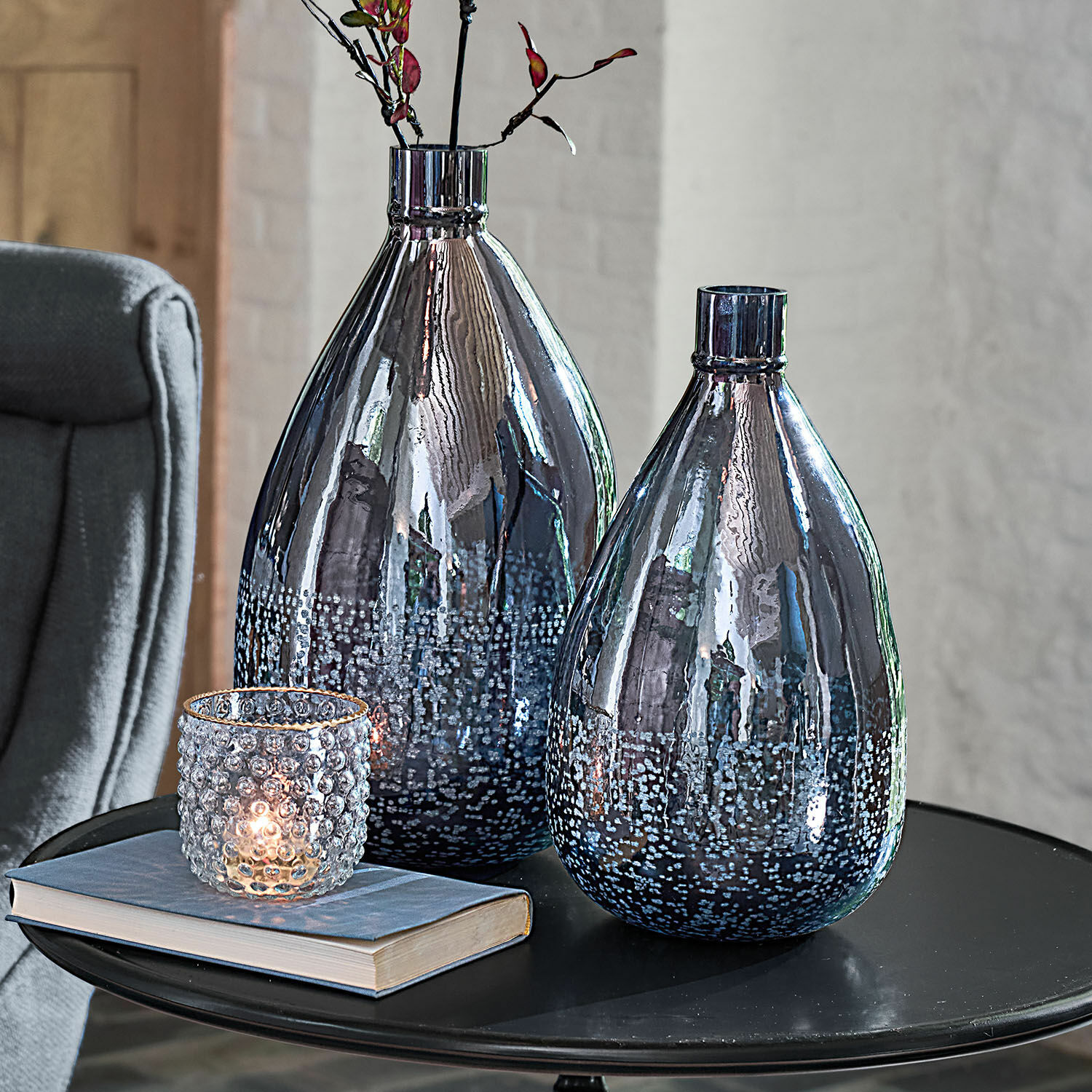 Lot de 2 vases Qilevon