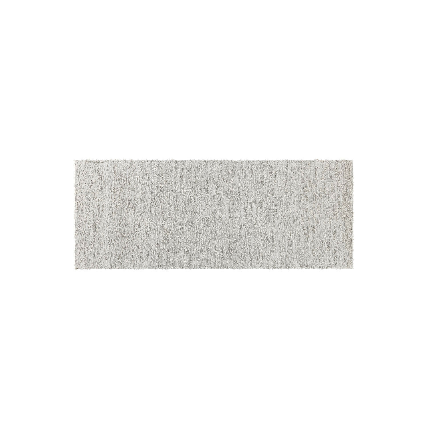 Tapis Kaleema Tapis rectangulaire gris clair avec texture douce, parfait pour salon ou chambre à coucher