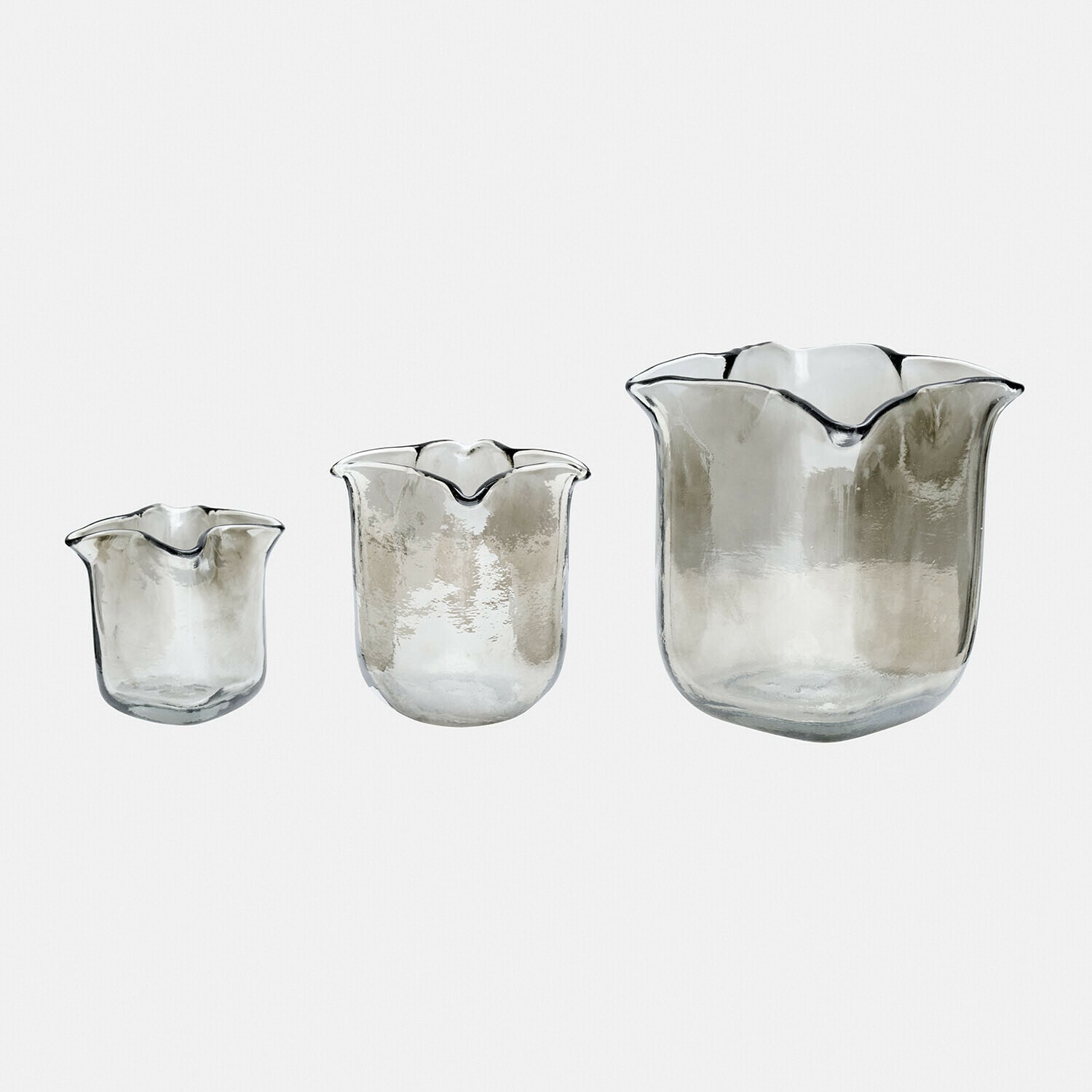 Lot de 3 photophores Ilomiane