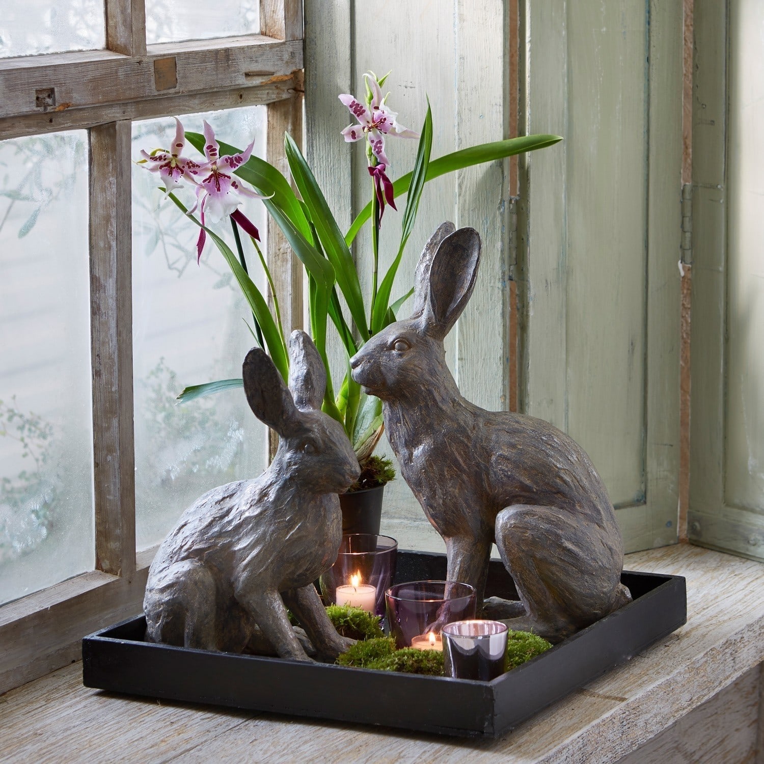 Set de 2 lapins Cullières