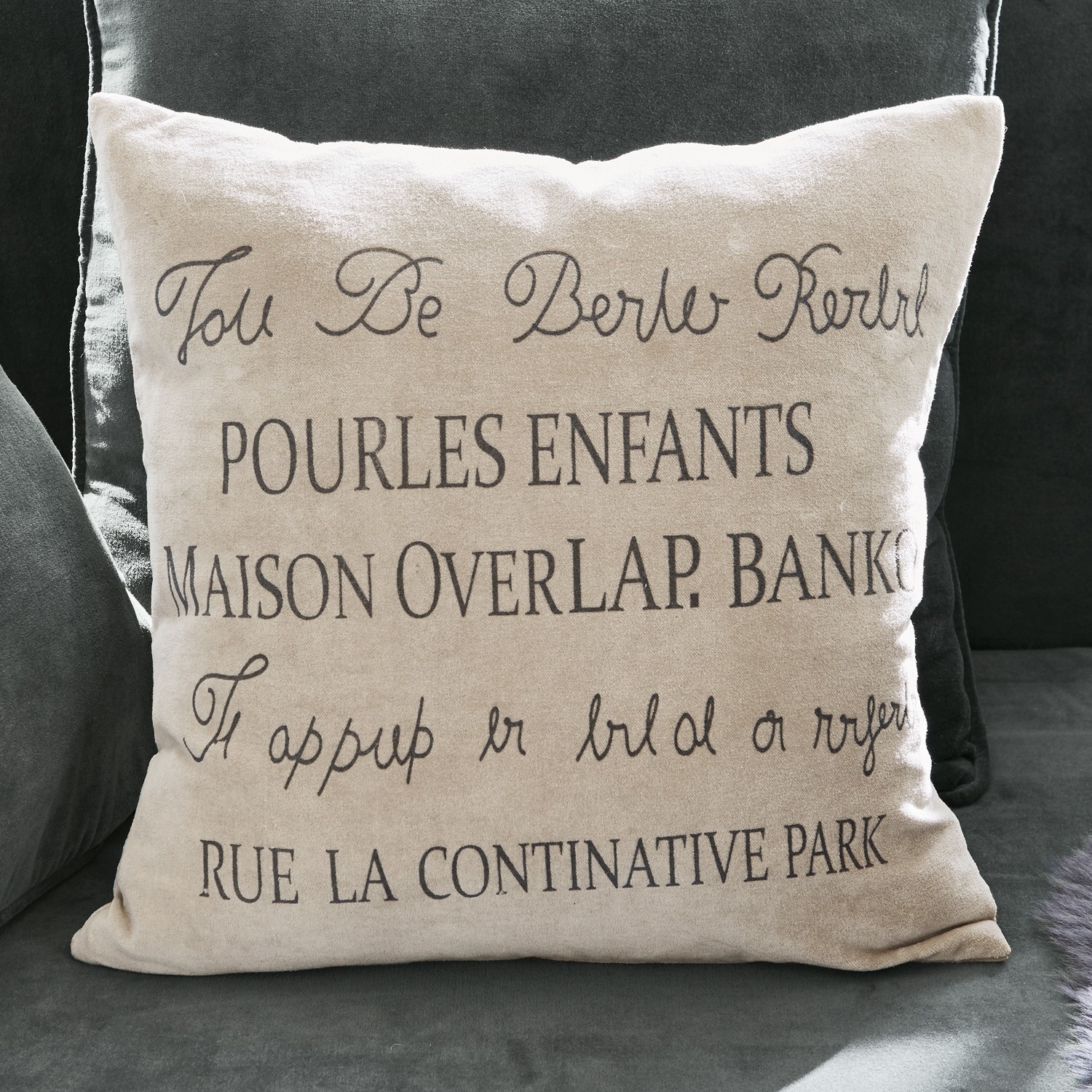 Lot de 3 housses de coussins Enfants royales