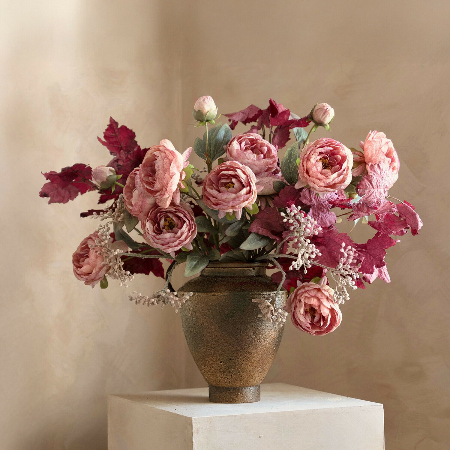 Lot de 6 fleurs décoratives Verrettes