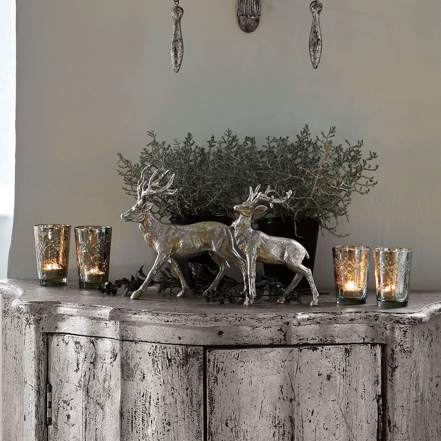 Lot de 2 cerfs Rudy & Son