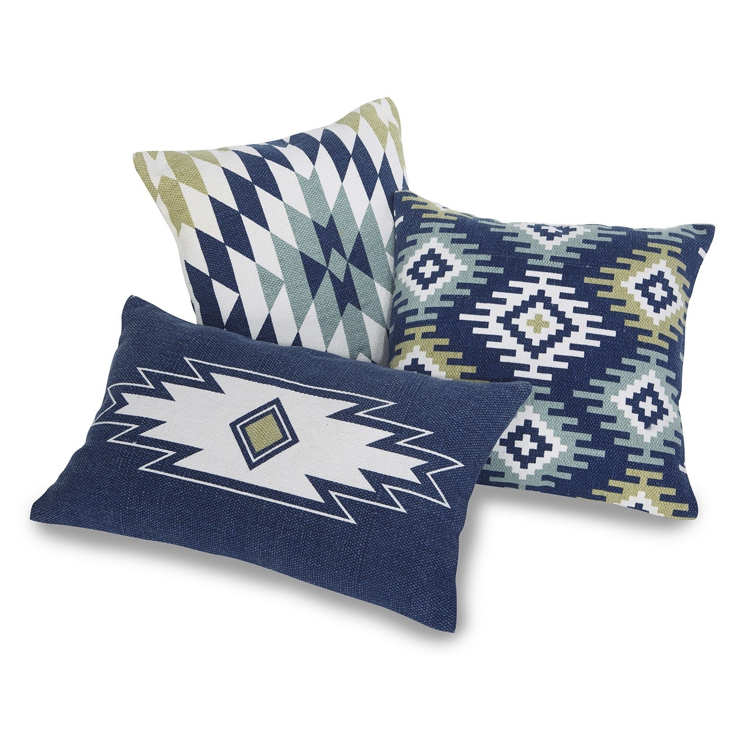 Lot de 3 housses de coussins Leonice