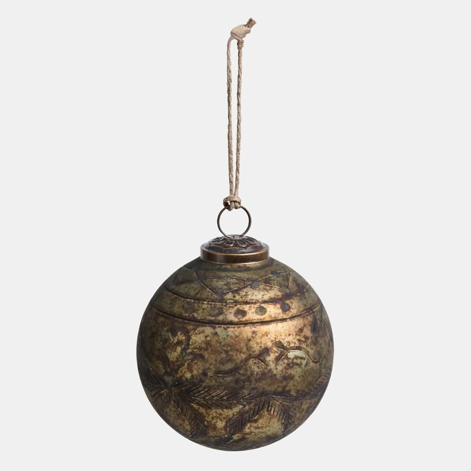 Lot de 6 boules de Noël Goldenblist