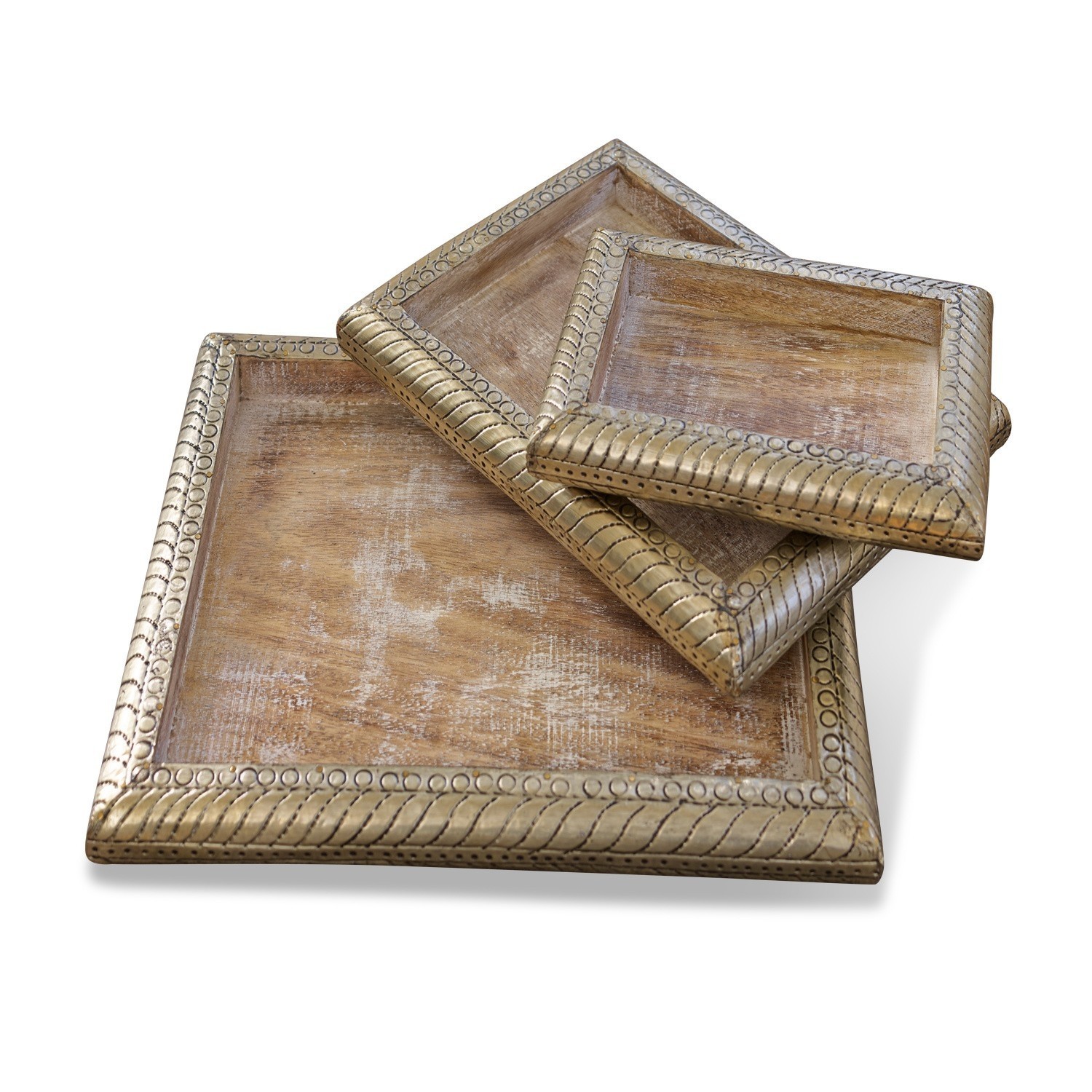 Lot de 3 plateaux Vivian
