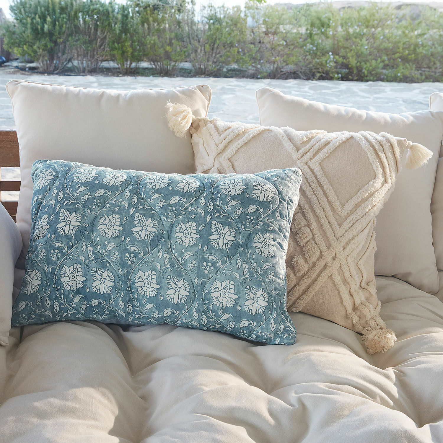 Lot de 2 housses de coussins Faverney