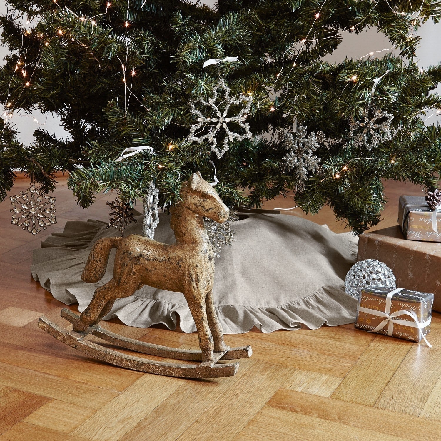 Couvre-pied de sapin de Noël Chapelon
