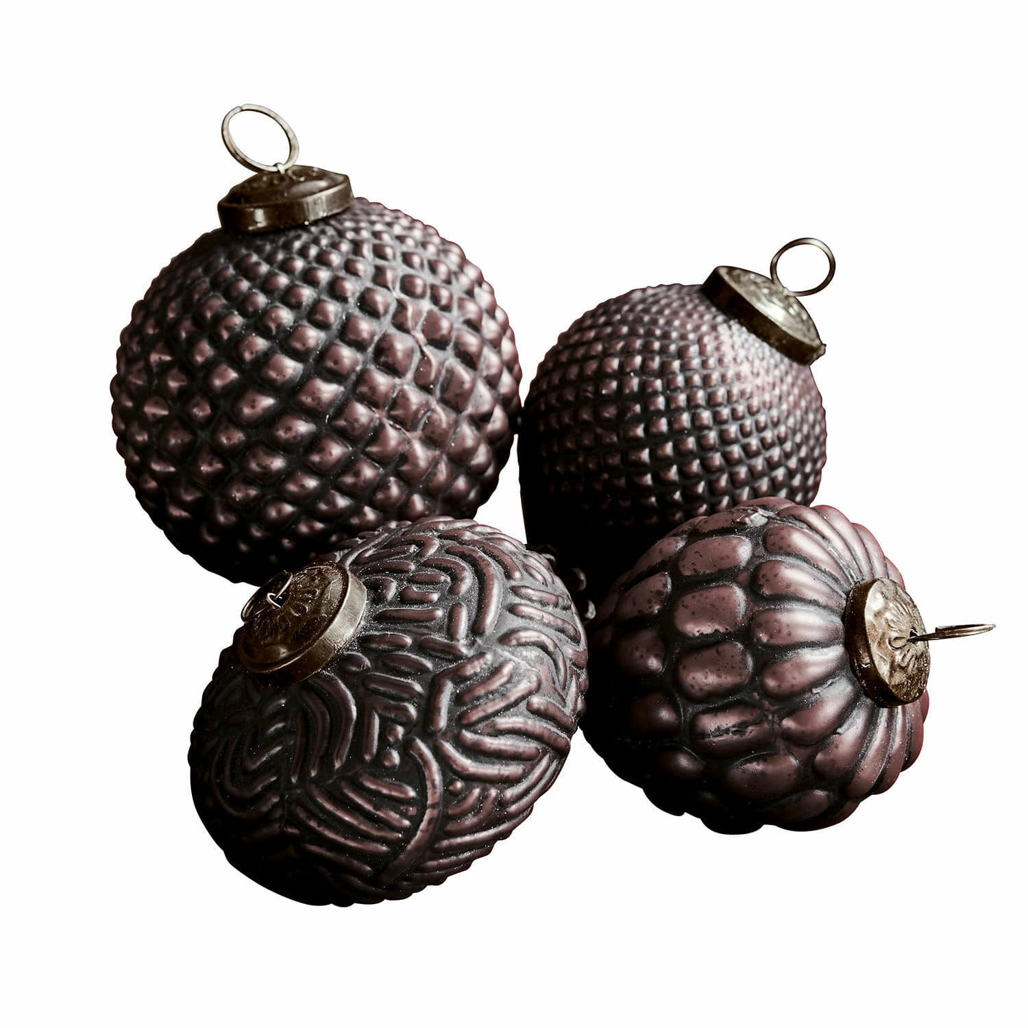 Lot de 4 boules de Noël Meyen