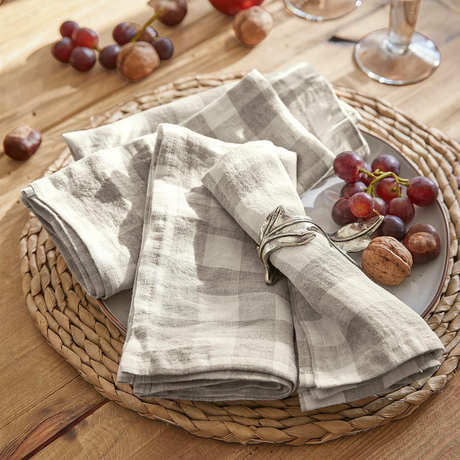 Lot de 4 serviettes de table Esperance