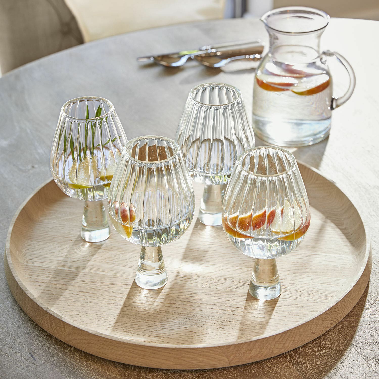 Lot de 4 verres Bavella