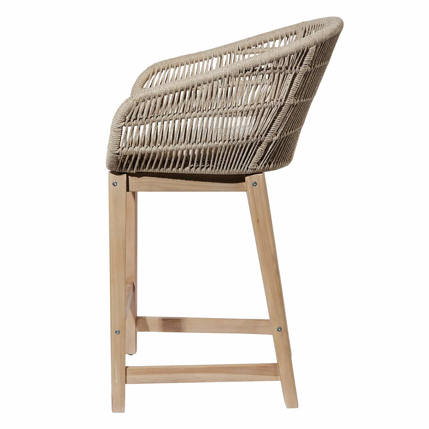 Lot de 2 tabourets de bar 100 % FSC® Saint Léonard