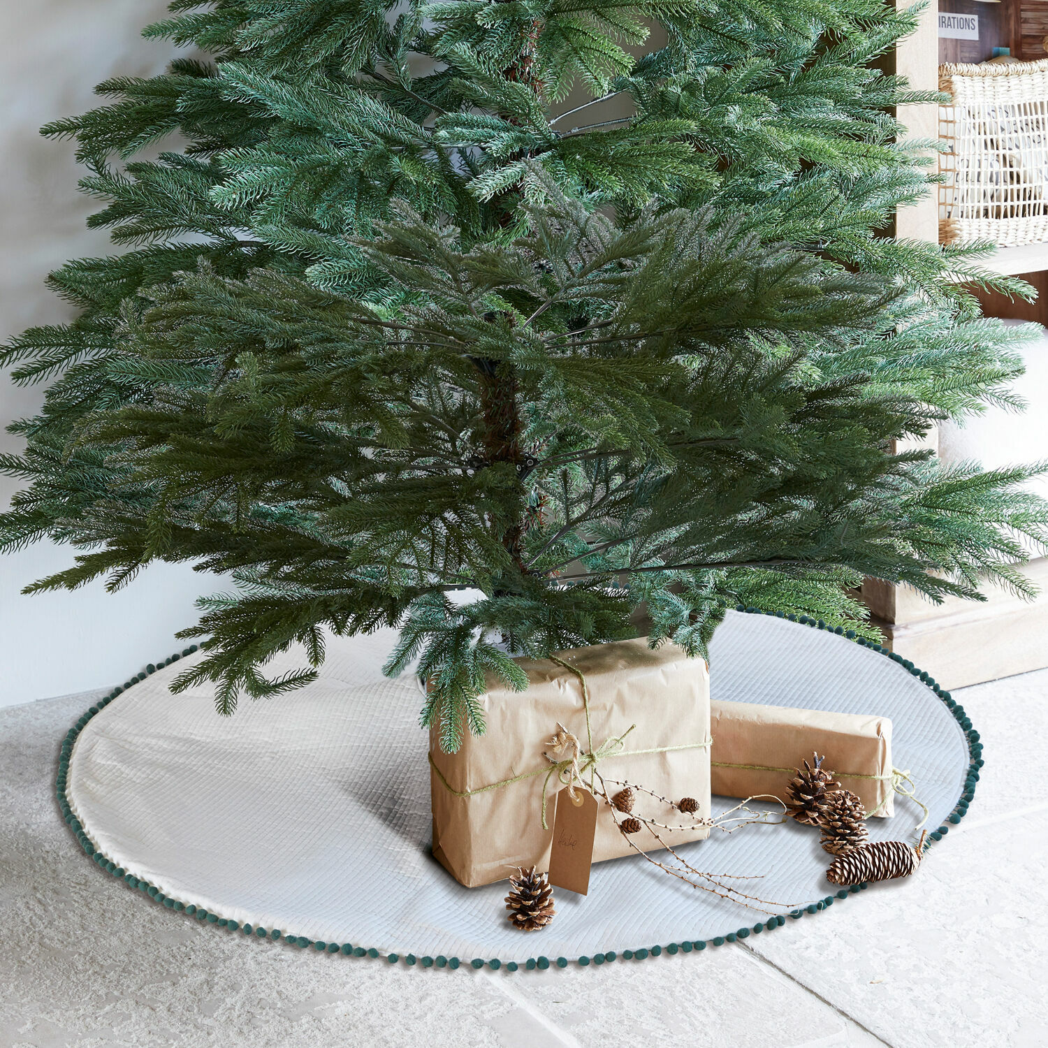 Couvre-pied pour sapin de Noël Malanville