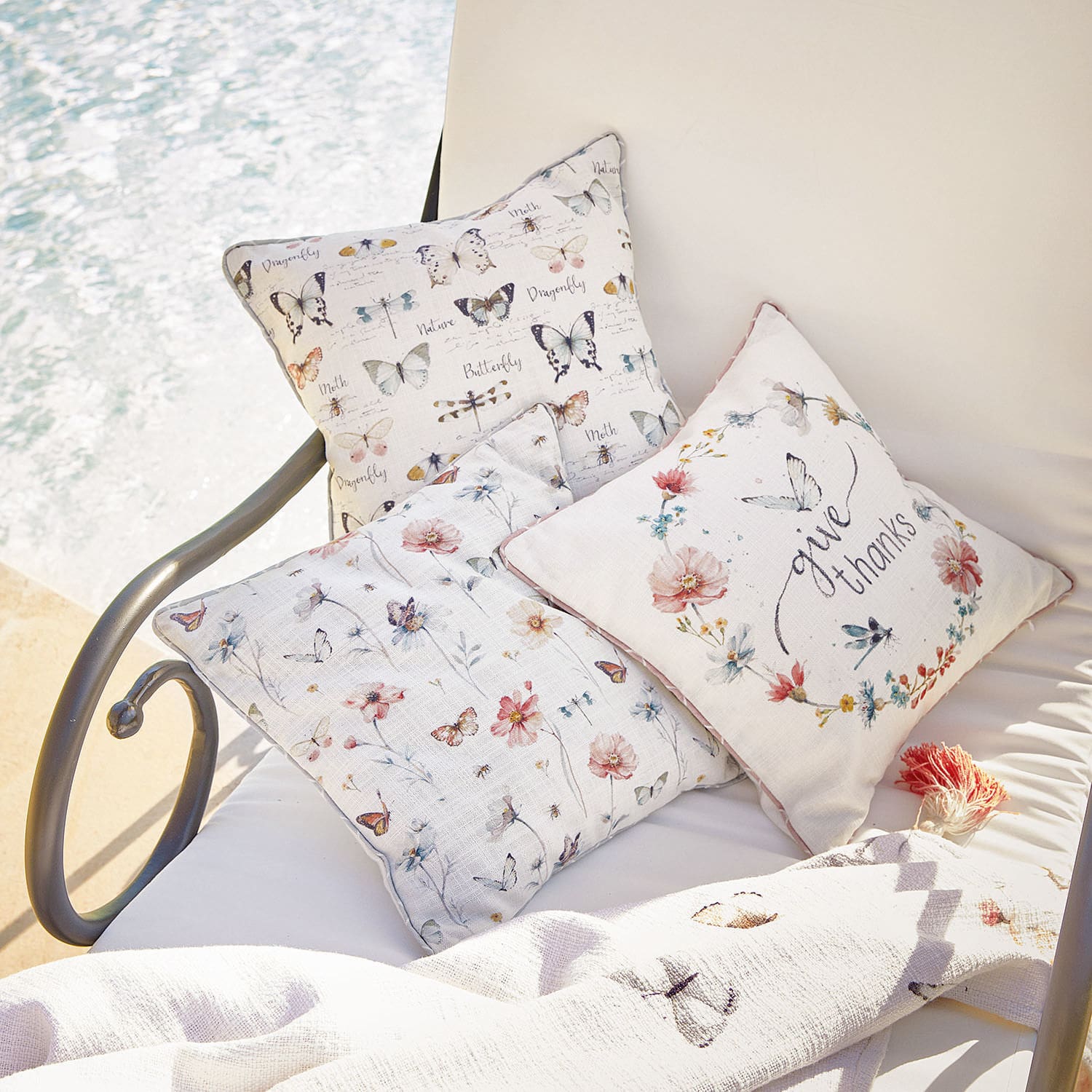Lot de 3 coussins Gerda