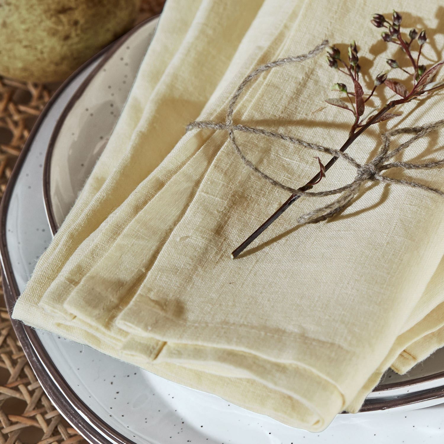 Lot de 4 serviettes Ghis