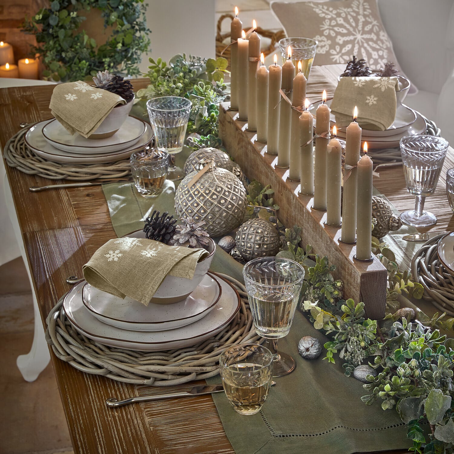 Lot de 6 décorations de Noël Lucero